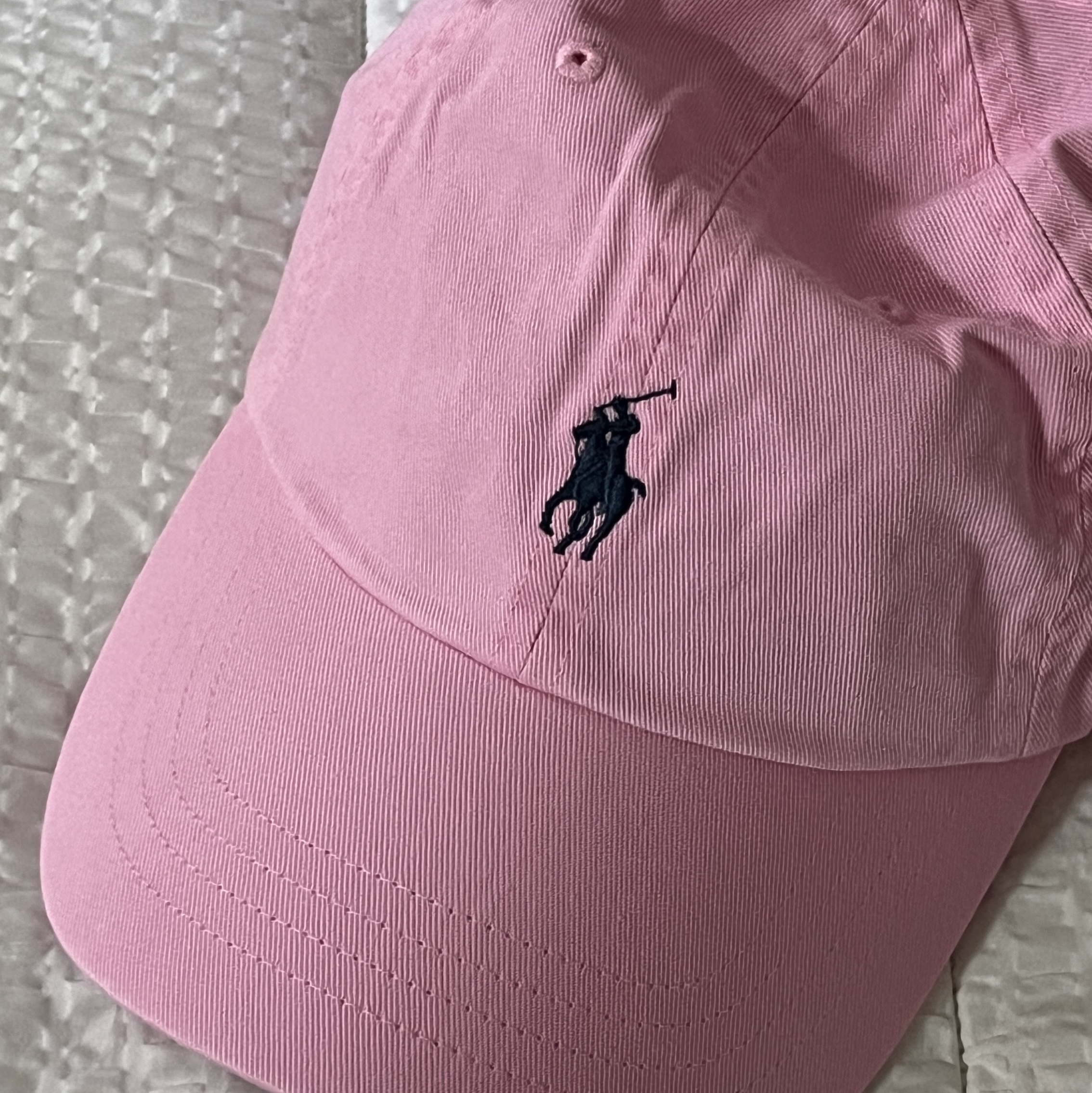 [30%적립] Polo Ralph Lauren Cotton Chino Ball Cap Pink 착용 스타일