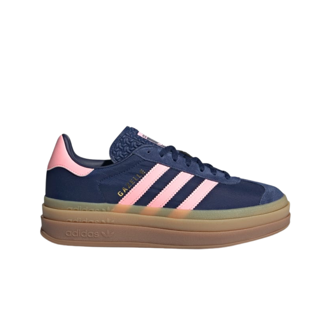(W) 아디다스 가젤 볼드 다크 블루 핑크 스파크((W) Adidas Gazelle Bold Dark Blue Pink Spark)