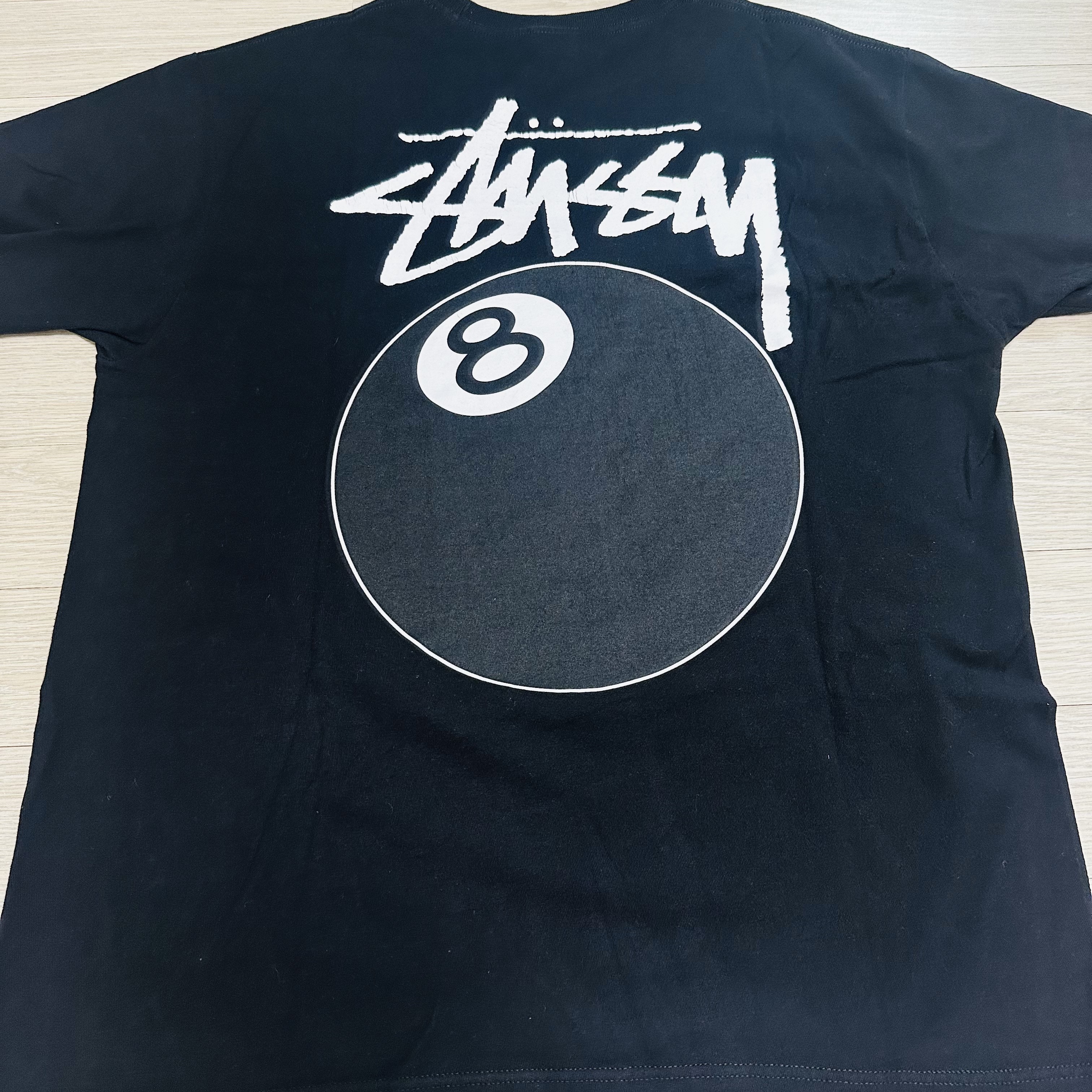 Stussy 8 Ball T-Shirt Black - 22SS 착용 스타일