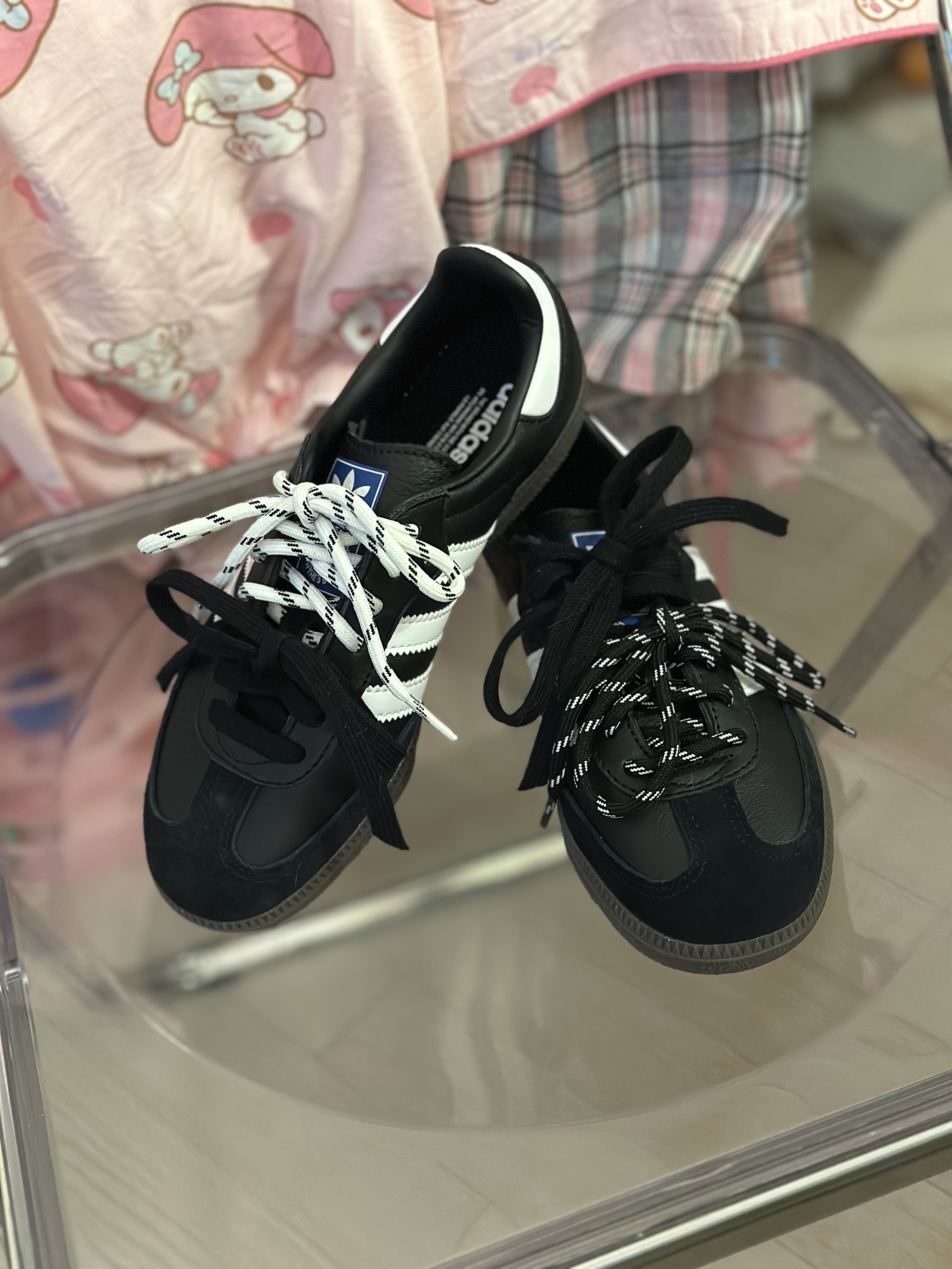 Adidas Samba OG Black White Gum 착용 스타일 - 4