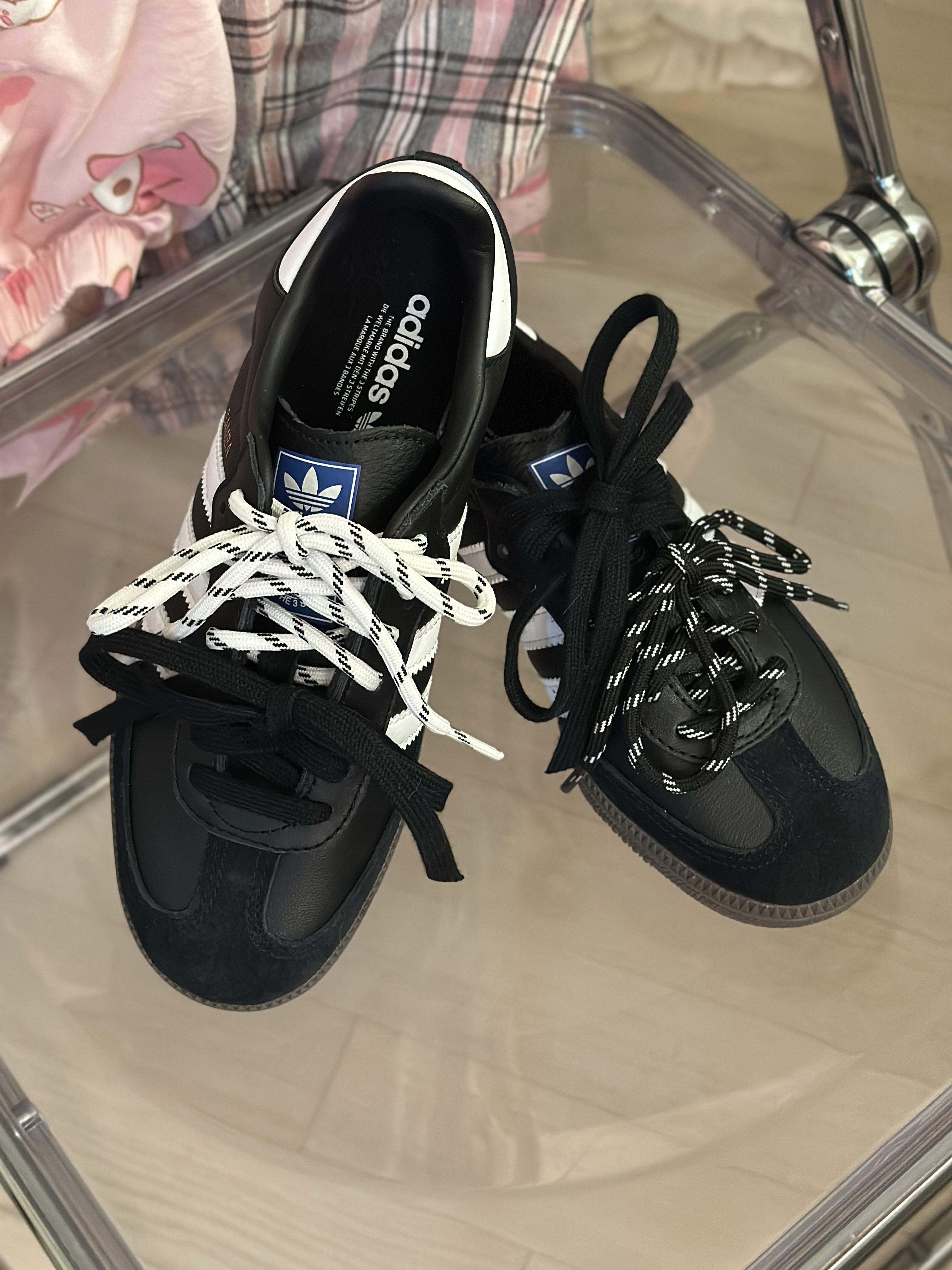 Adidas Samba OG Black White Gum 착용 스타일 - 3