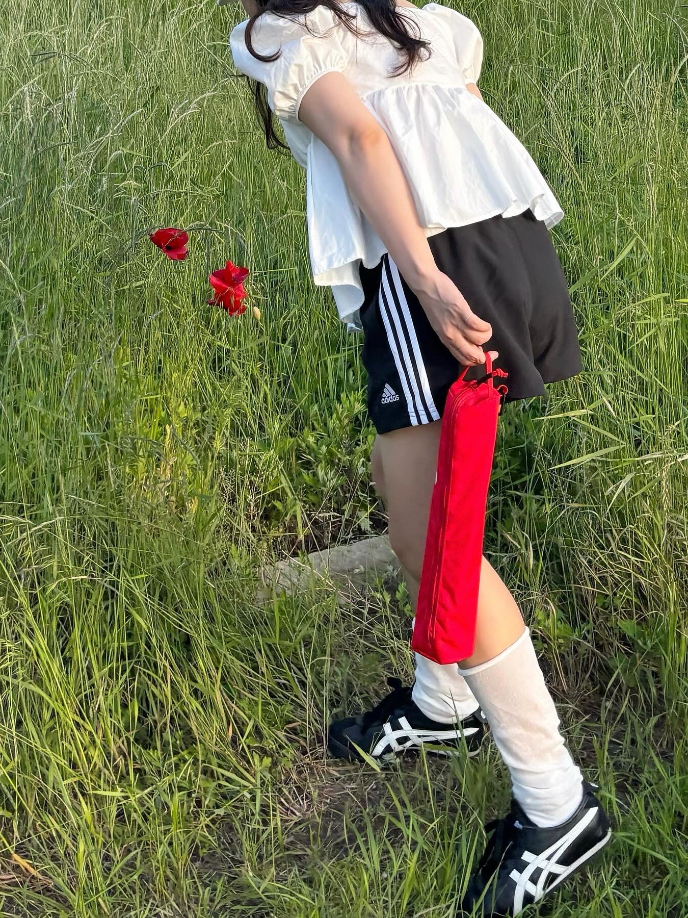 Onitsuka Tiger Mexico 66 Black White, (W) Adidas 3-Stripes Woven Shorts Black - KR Sizing 착용 스타일