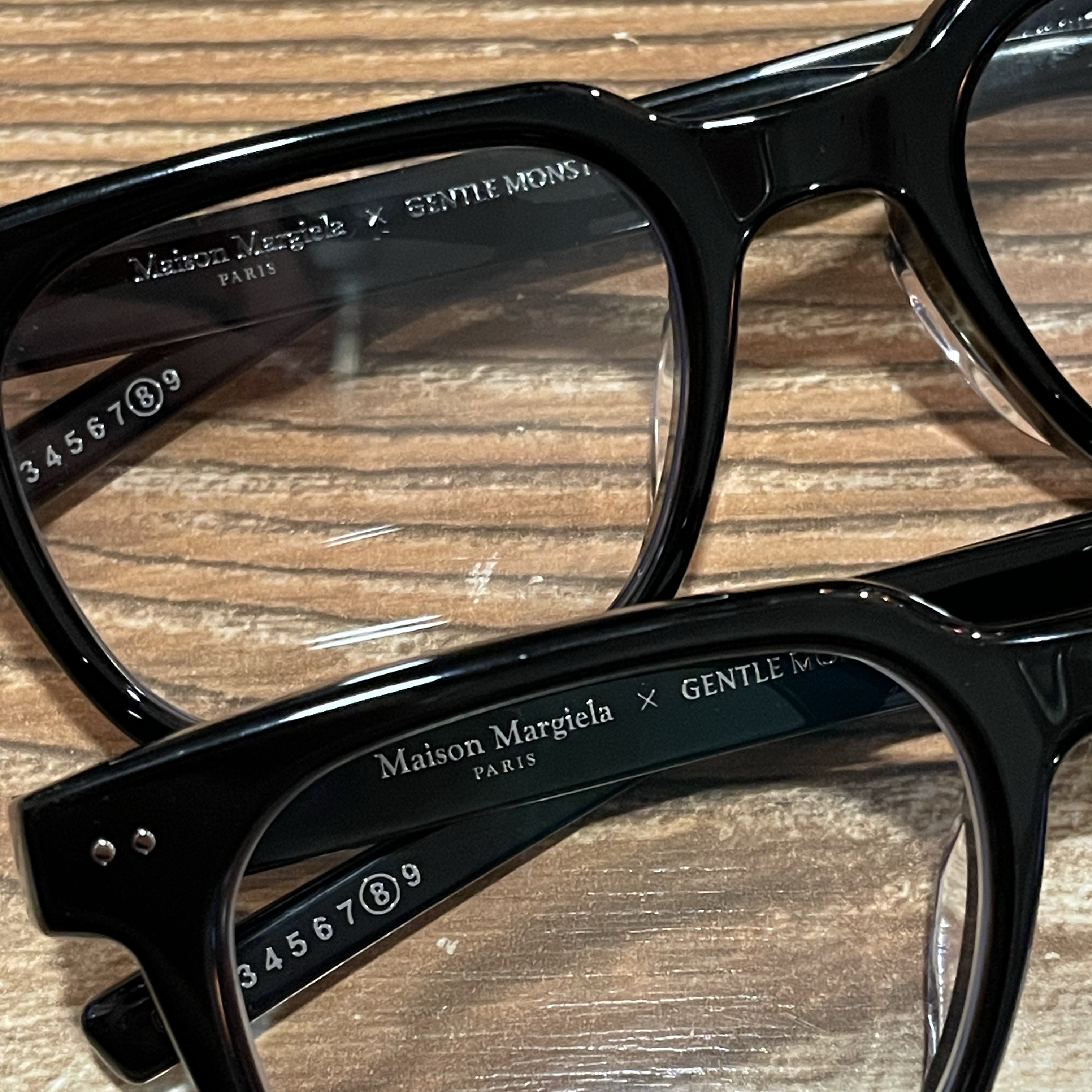 Gentle Monster x Maison Margiela MM117 Black Clear 착용 스타일
