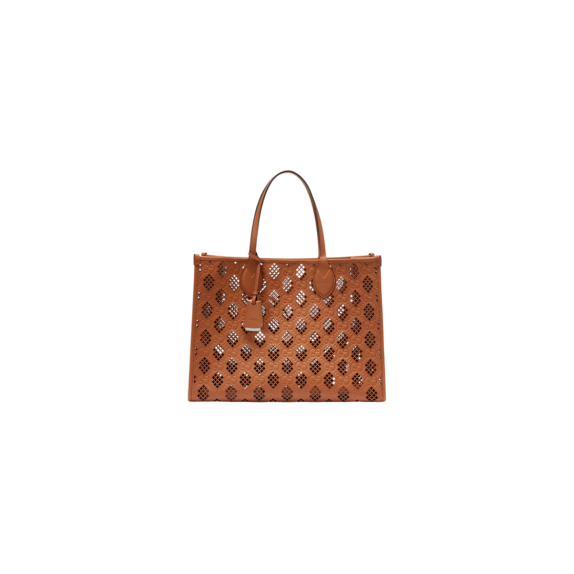 Gucci Medium Ophidia Tote Bag Light Brown Leather 상세 이미지 1