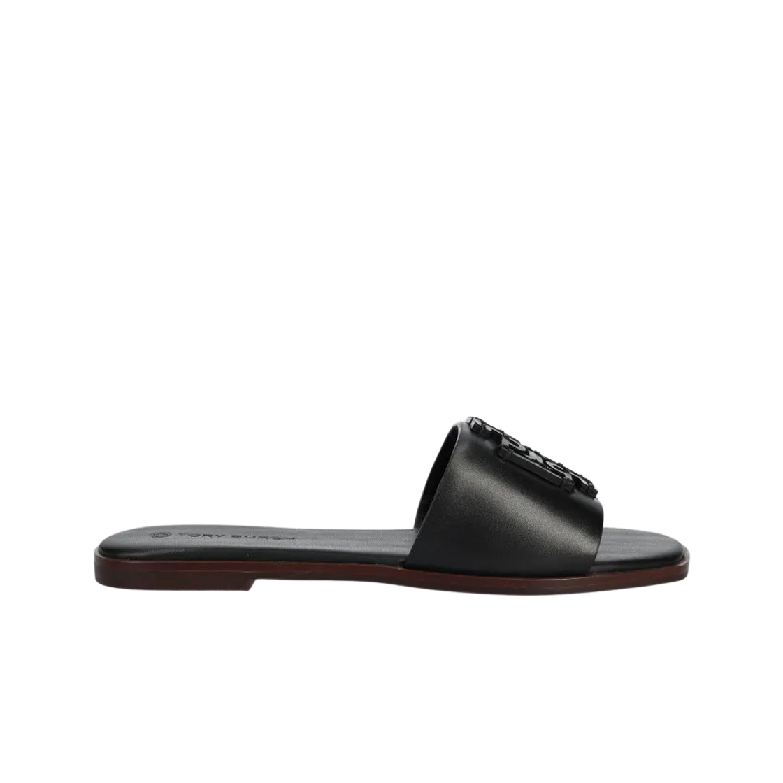 88784-004 (W) Tory Burch Double T Sport Slide Perfect Black