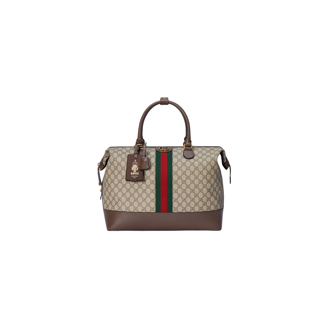 Gucci Savoy Duffle Bag Beige Ebony Supreme 상세 이미지 1