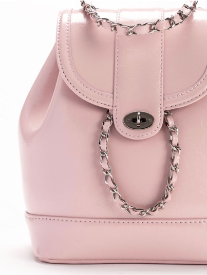 Cardinal Red Hawoo-A Bag Mute Pink 착용 스타일 - 4