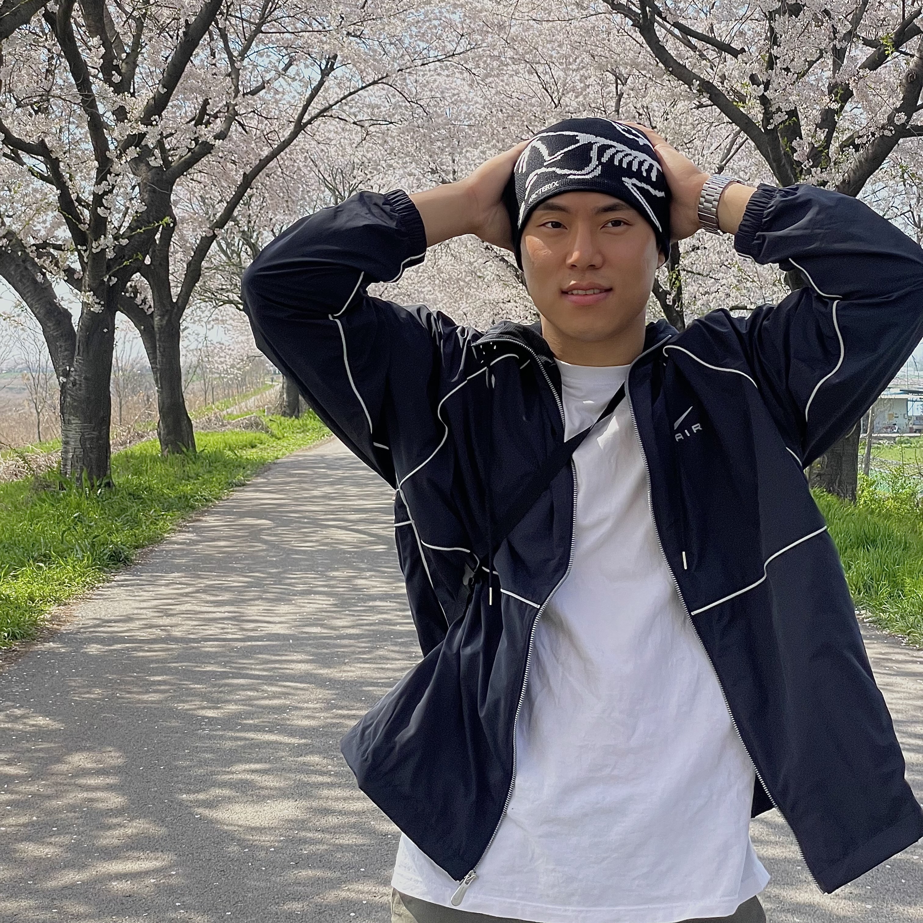 Arc'teryx Bird Head Toque Orca 착용 스타일 - 2
