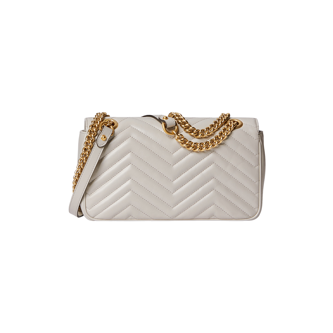 Gucci GG Marmont Small Shoulder Bag Light Beige Leather 상세 이미지 2