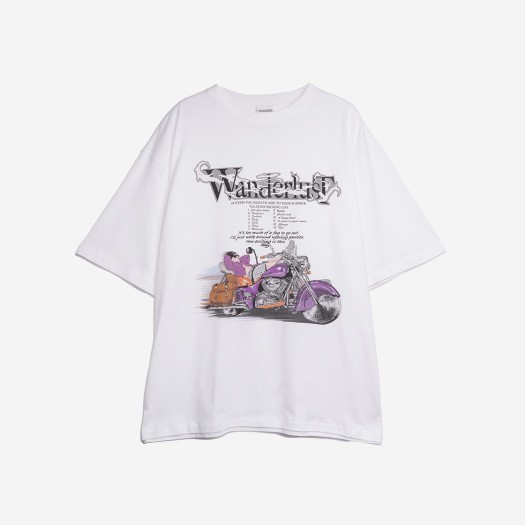 논플로어  Wanderlust 티셔츠 화이트