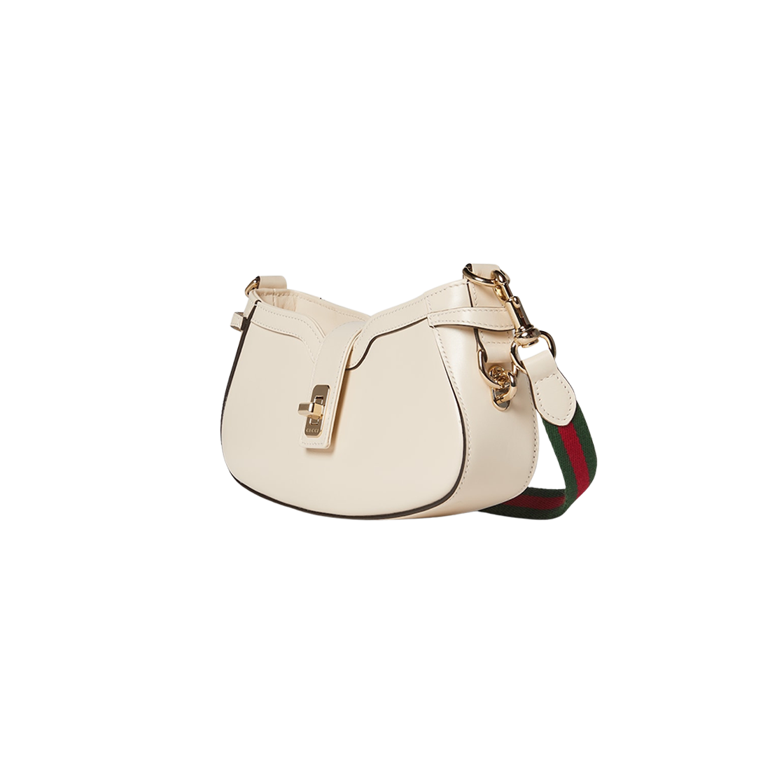 Gucci Moon Side Mini Shoulder Bag Ivory Leather 상세 이미지 2