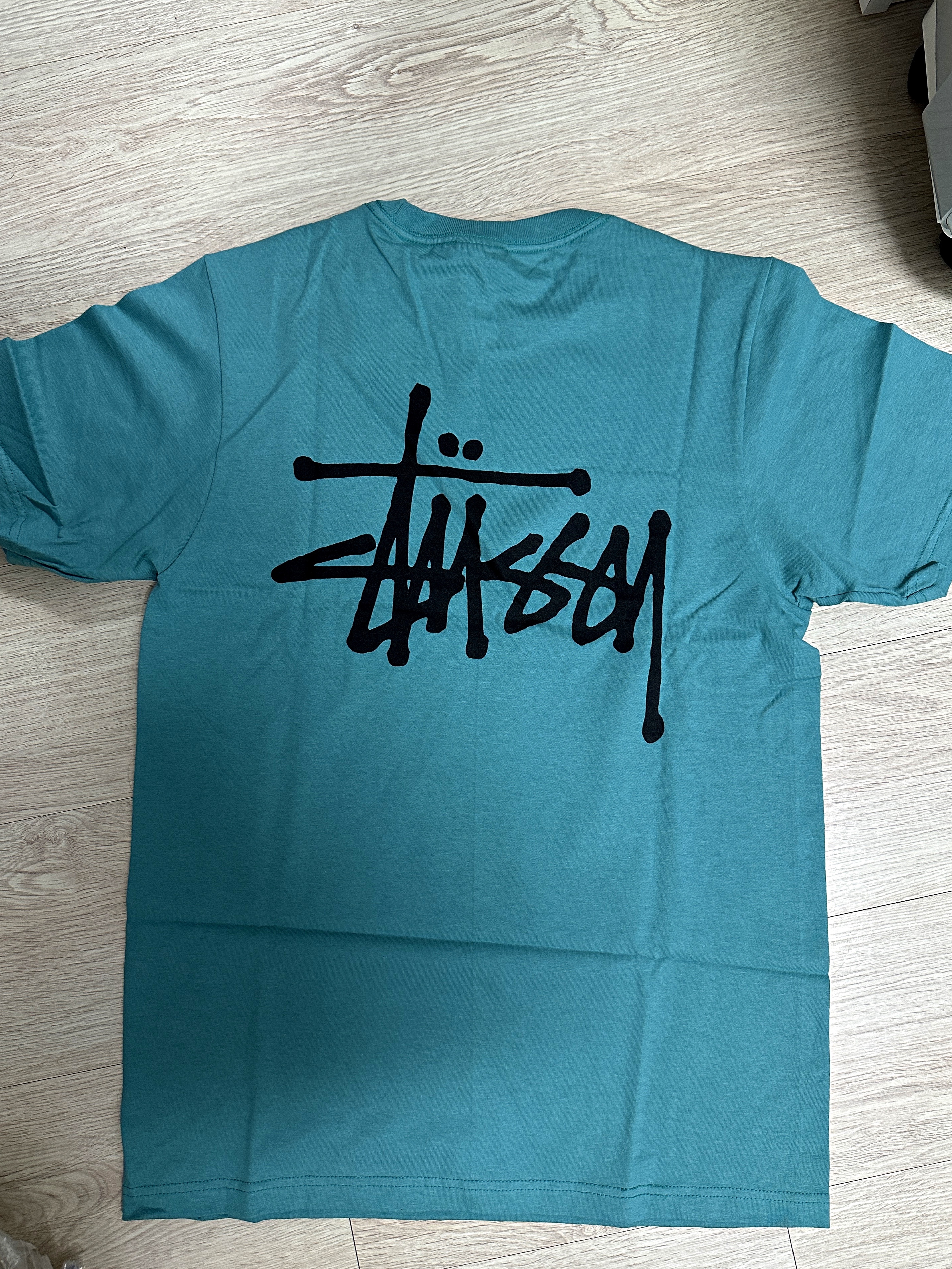 Stussy Basic Stussy T-Shirt Ocean 2024 착용 스타일