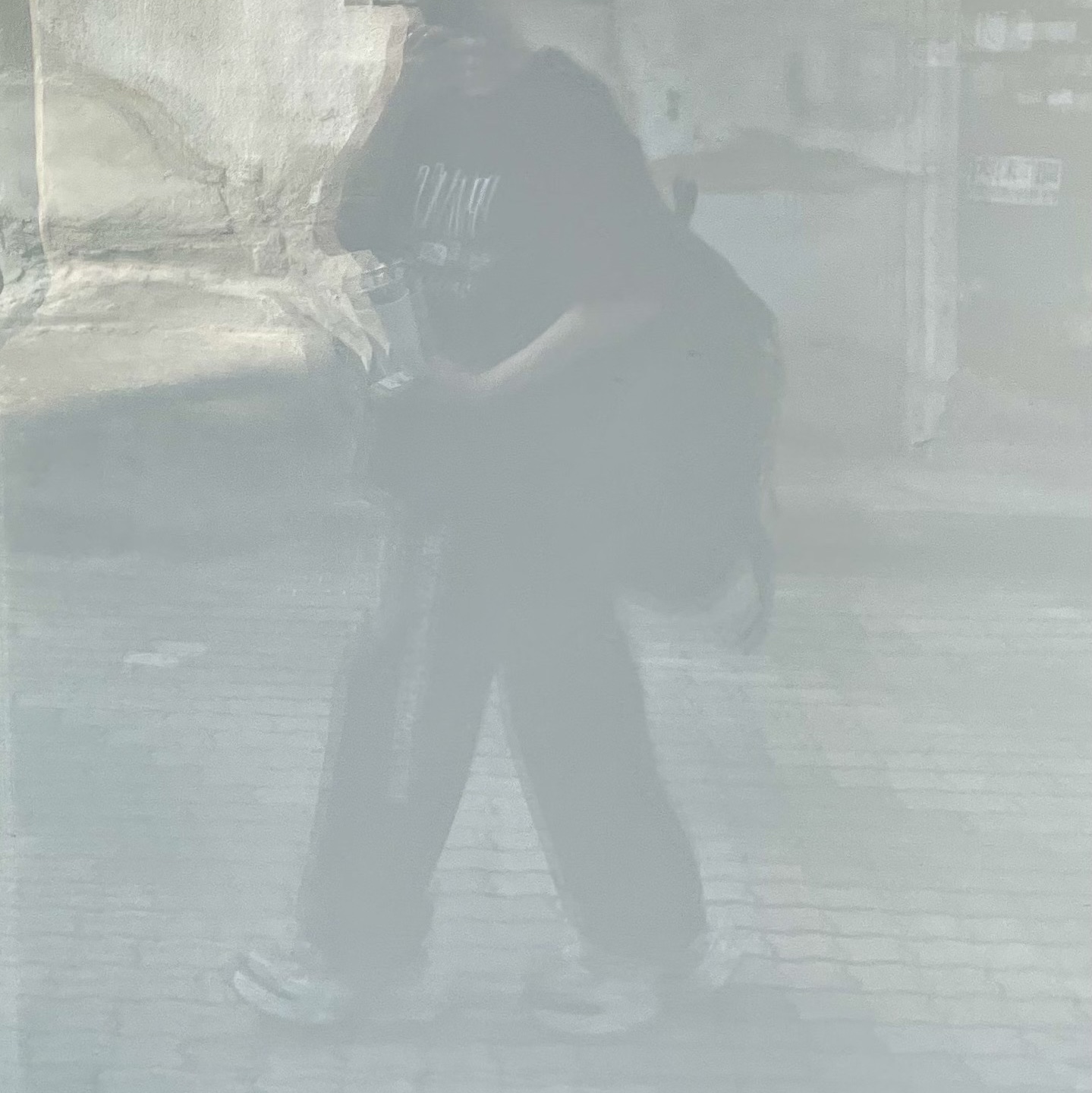 Palace x Gap Heavy Jersey T-Shirt Black - 24SS, Balenciaga Unity Large Backpack Black 착용 스타일