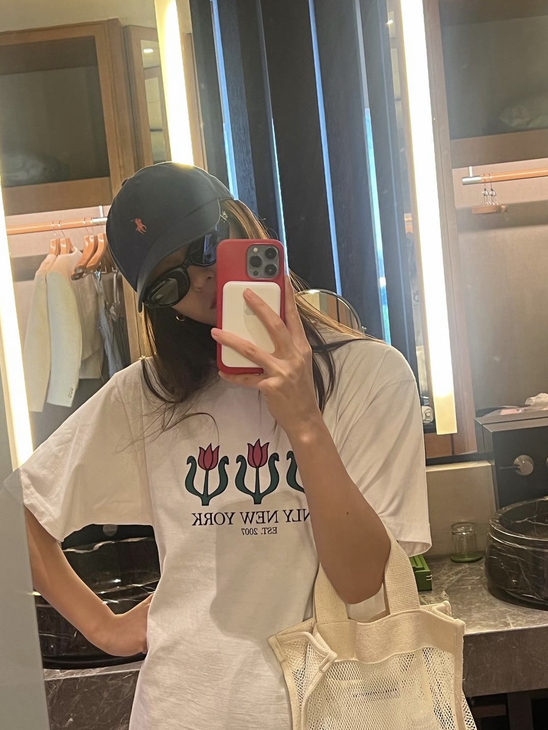[30% 적립] Polo Ralph Lauren Cotton Chino Ball Cap Newport Navy, [30% 적립] Polo Ralph Lauren Classic Fit Garment Dyed Oxford Shirt White 착용 스타일 - 3