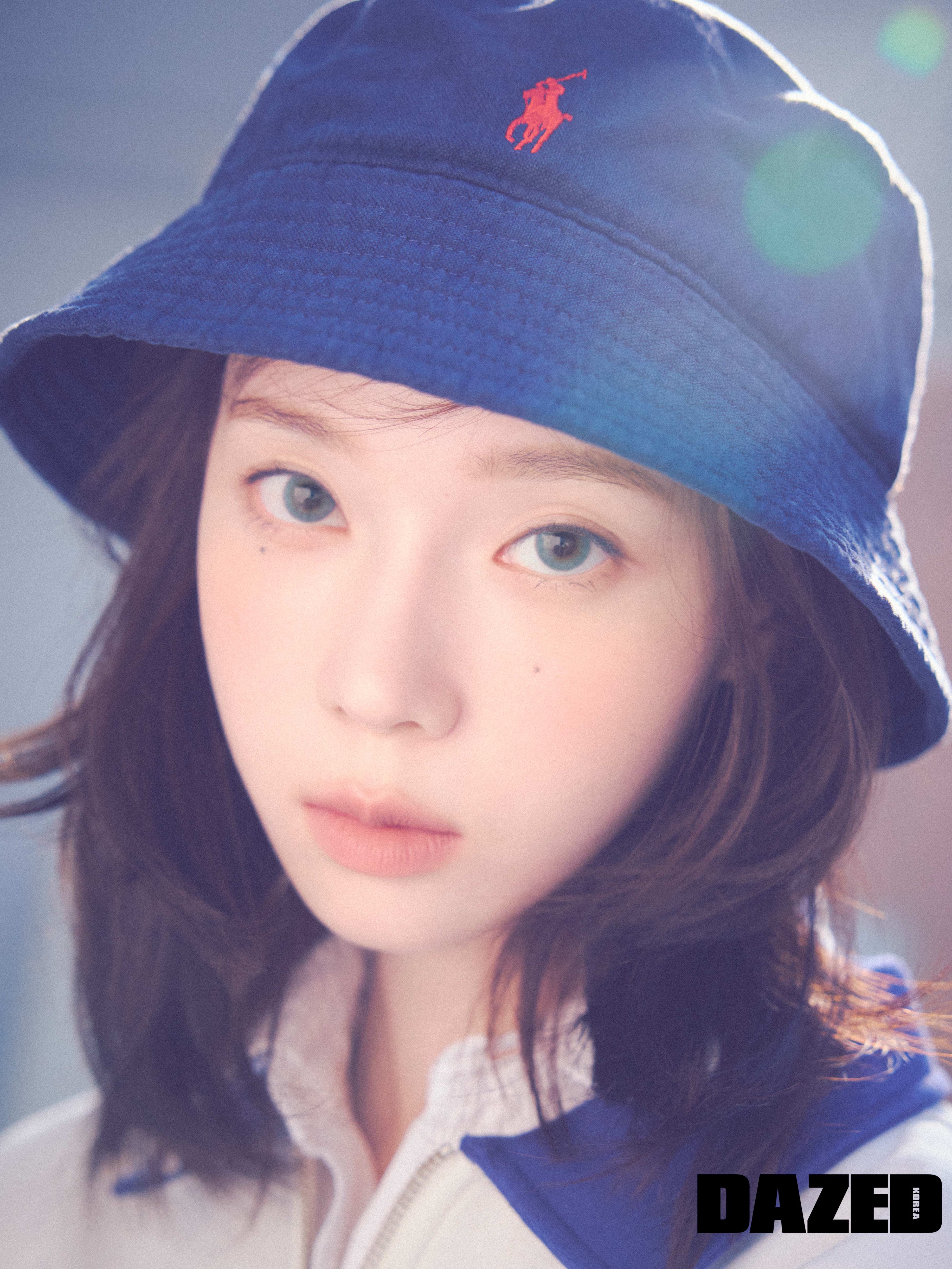 [30%적립] Polo Ralph Lauren Cotton Bucket Hat Navy, Polo Ralph Lauren Cotton Bucket Hat White 착용 스타일 - 3