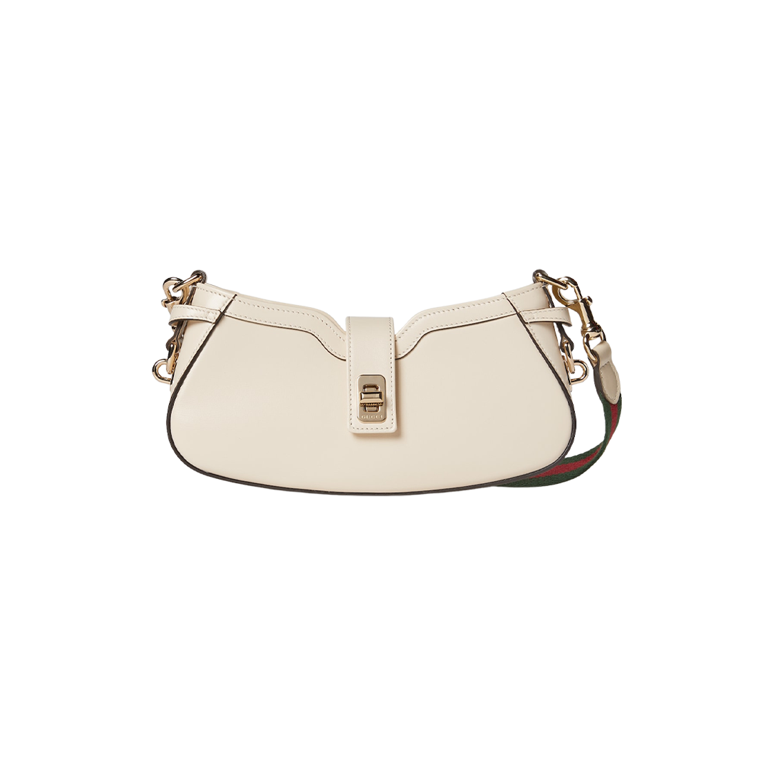 Gucci Moon Side Mini Shoulder Bag Ivory Leather 상세 이미지 1