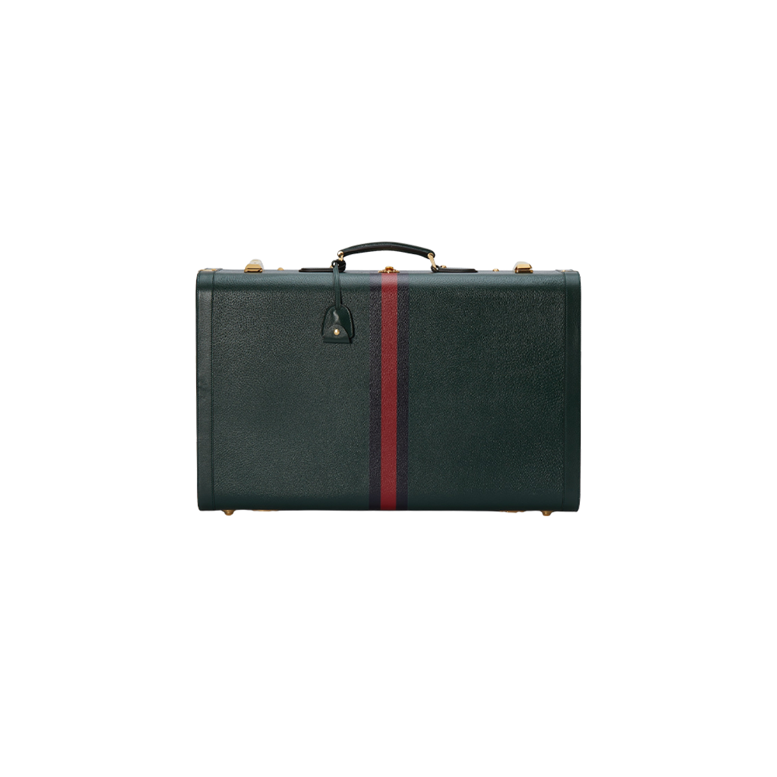 Gucci Savoy Large Suitcase Green Leather 상세 이미지 1