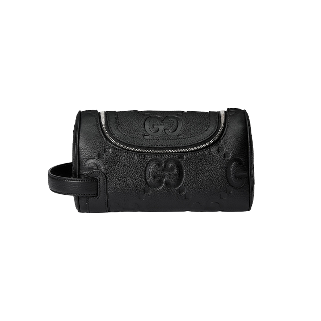 Gucci Jumbo GG Small Toiletry Case Black Leather 상세 이미지 1