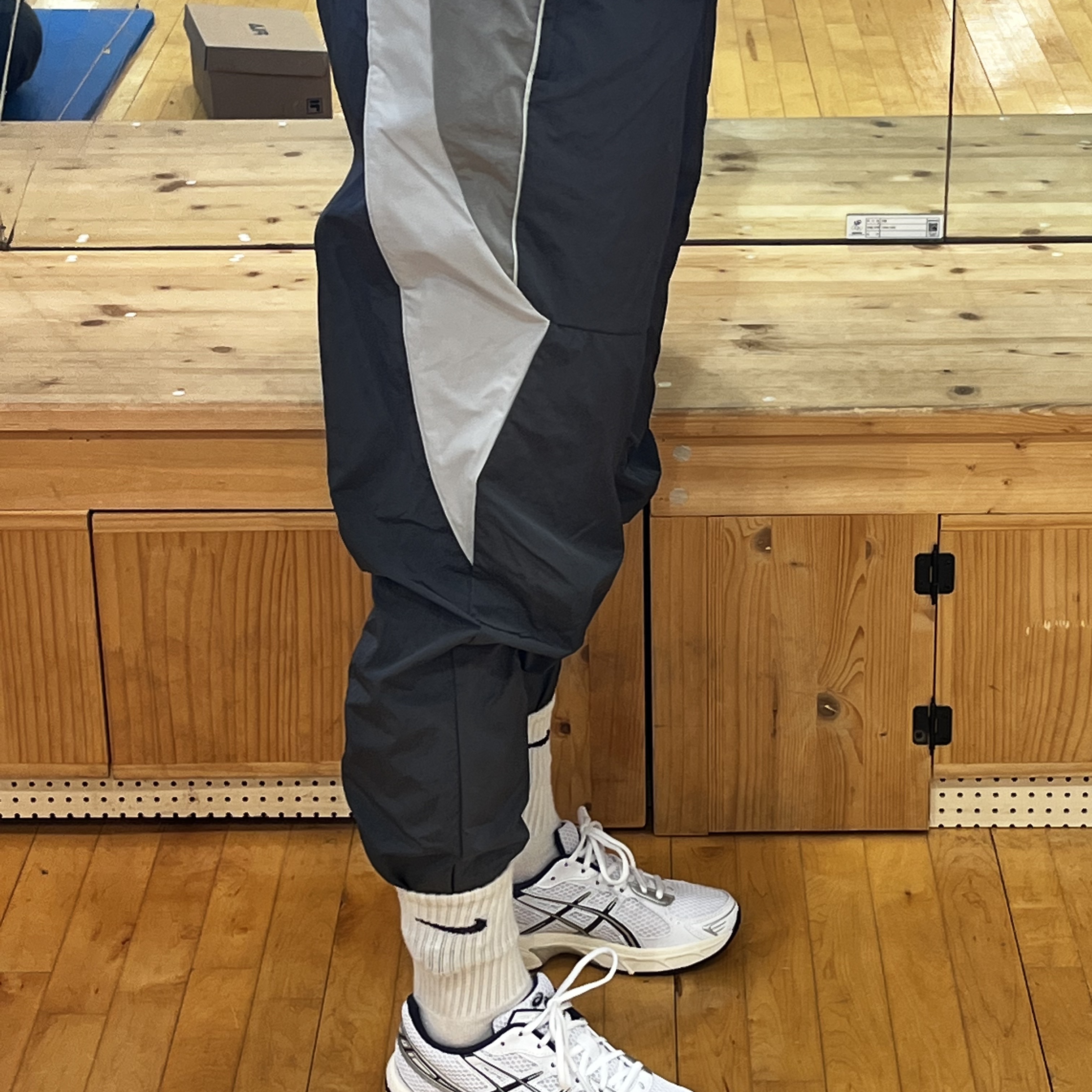 (W) Asics Gel-1130 White Midnight 착용 스타일 - 2