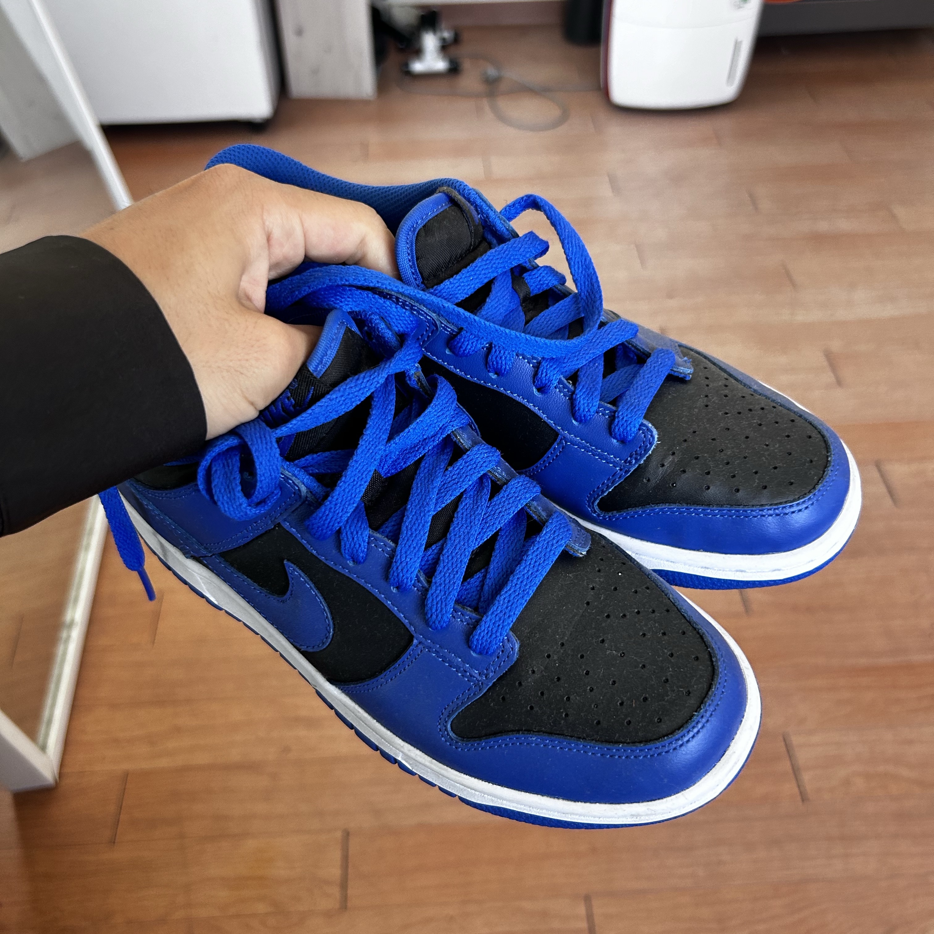 (GS) Nike Dunk Low Retro Hyper Cobalt 착용 스타일