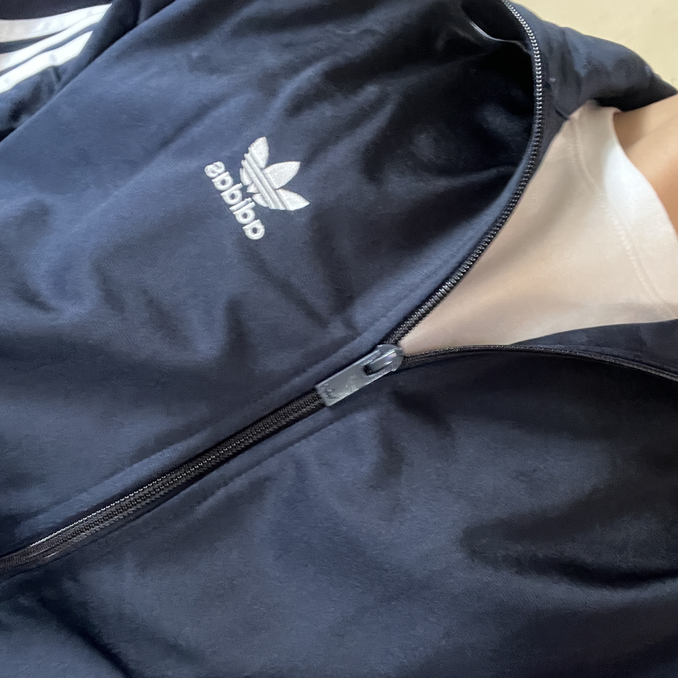 Adidas Adicolor Classic Firebird Track Top Night Indigo - KR Sizing 착용 스타일