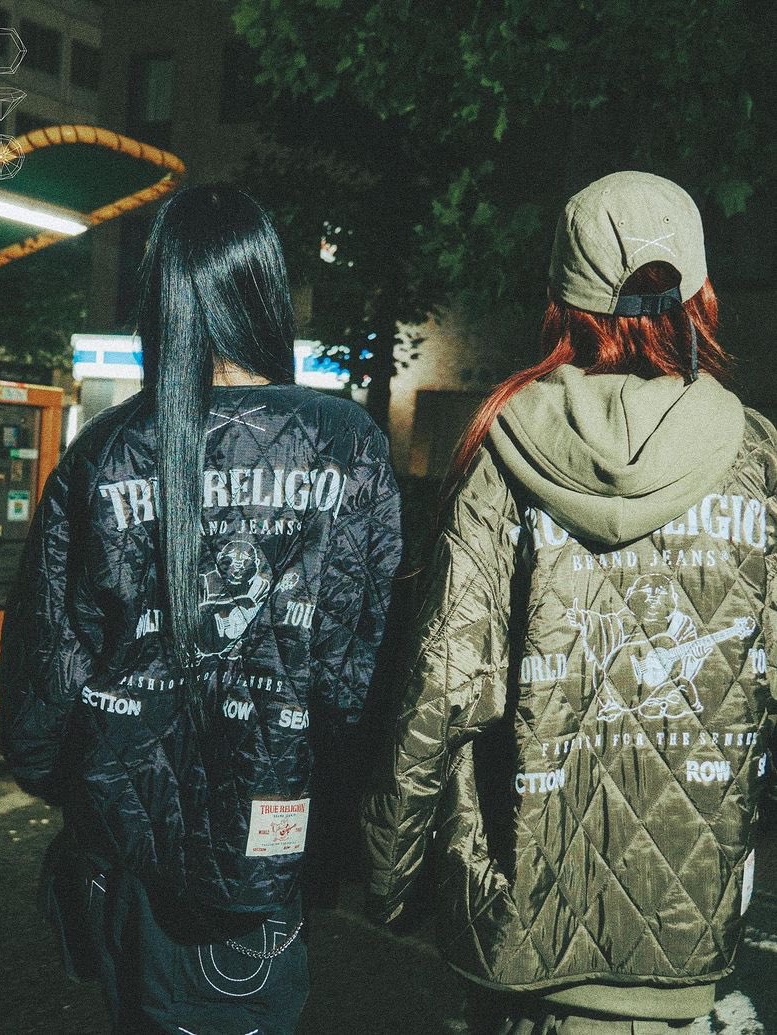 True Religion x Fetch Separate Hooded Jacket Black, True Religion x Fetch Separate Hooded Jacket Indigo 착용 스타일 - 7
