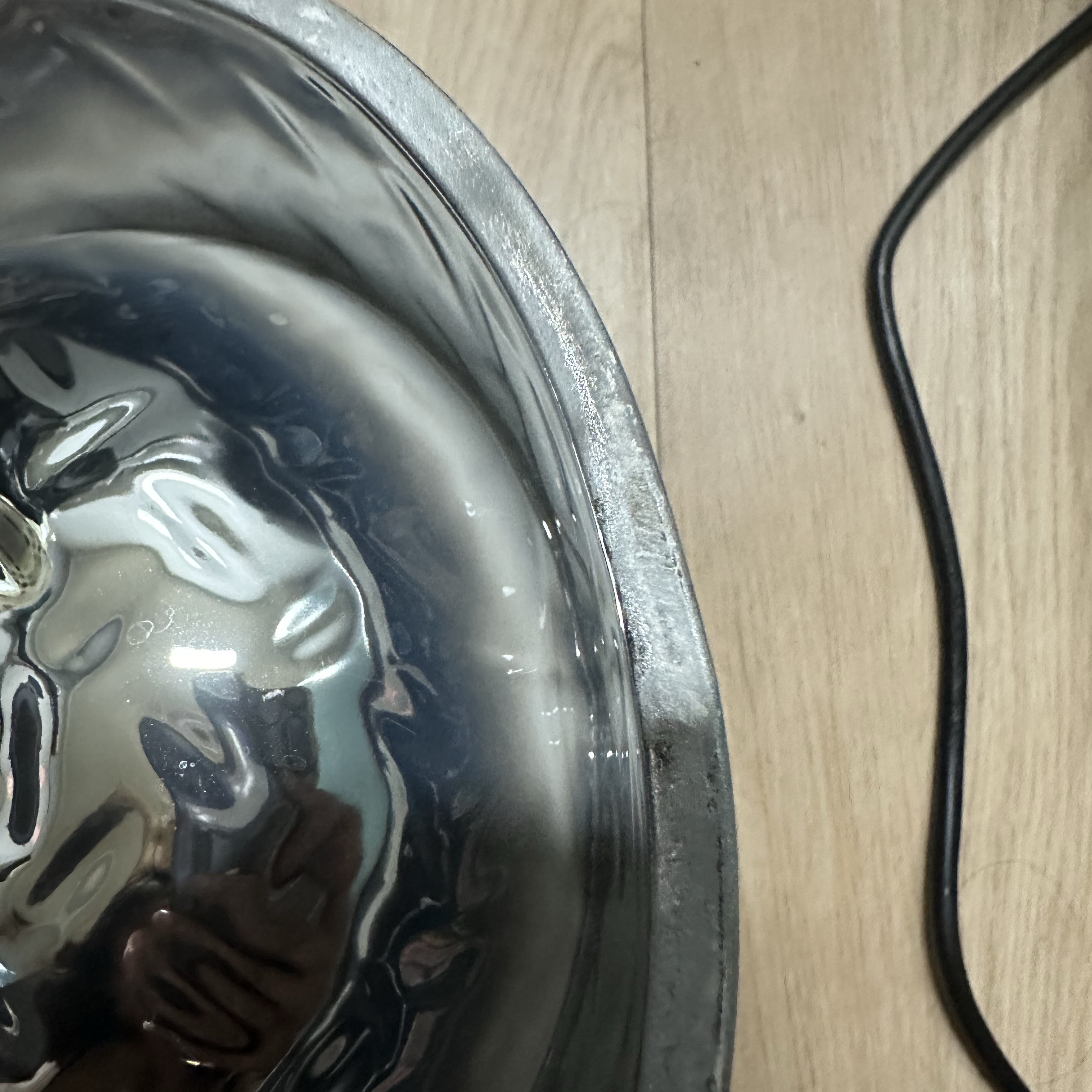 Supreme Diamond Plate Dog Bowl Silver - 23SS 착용 스타일 - 1