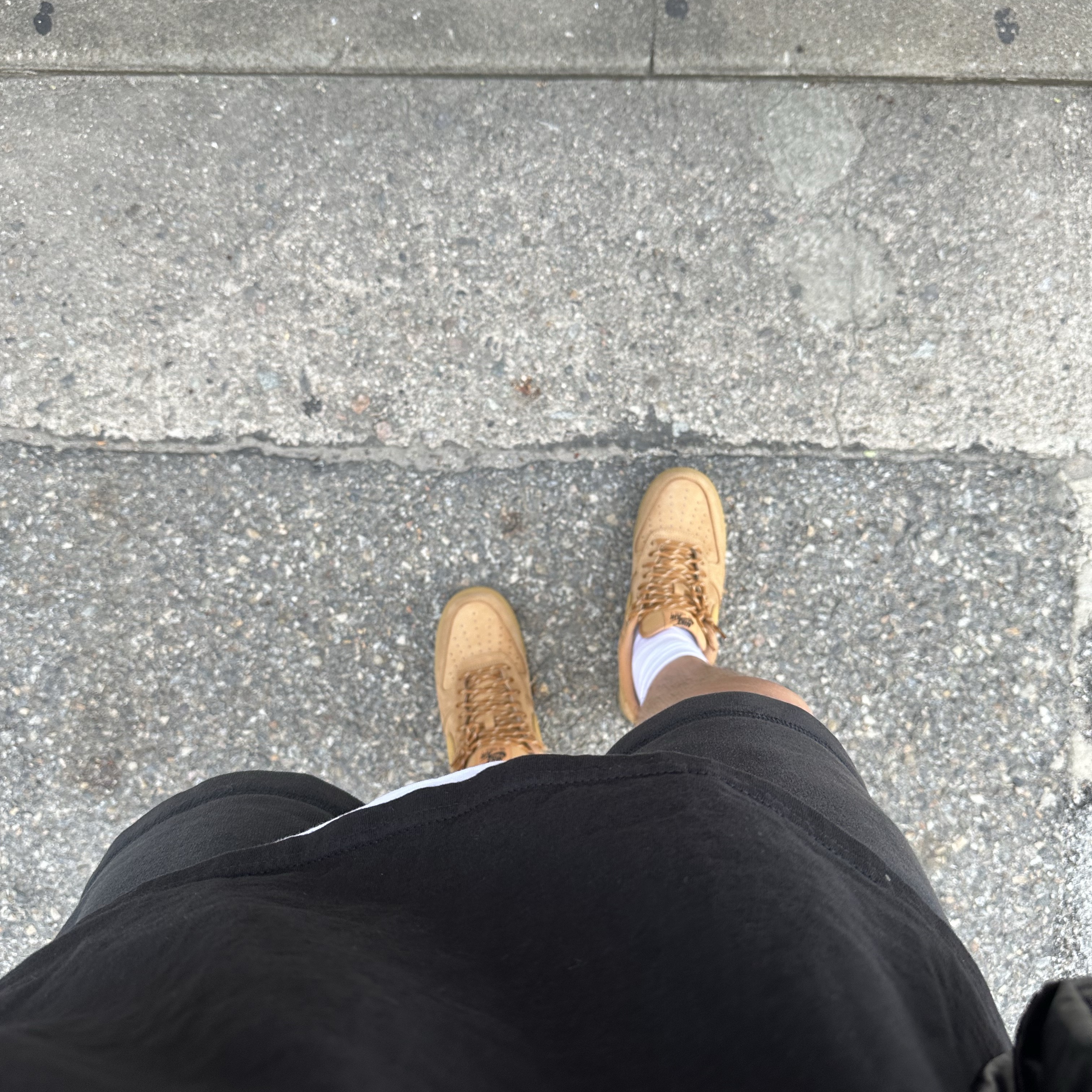 Nike Air Force 1 '07 WB Flax 착용 스타일