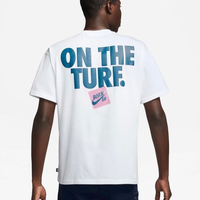 Nike x Born X Raised SB Skate T-Shirt White - US/EU 착용 스타일