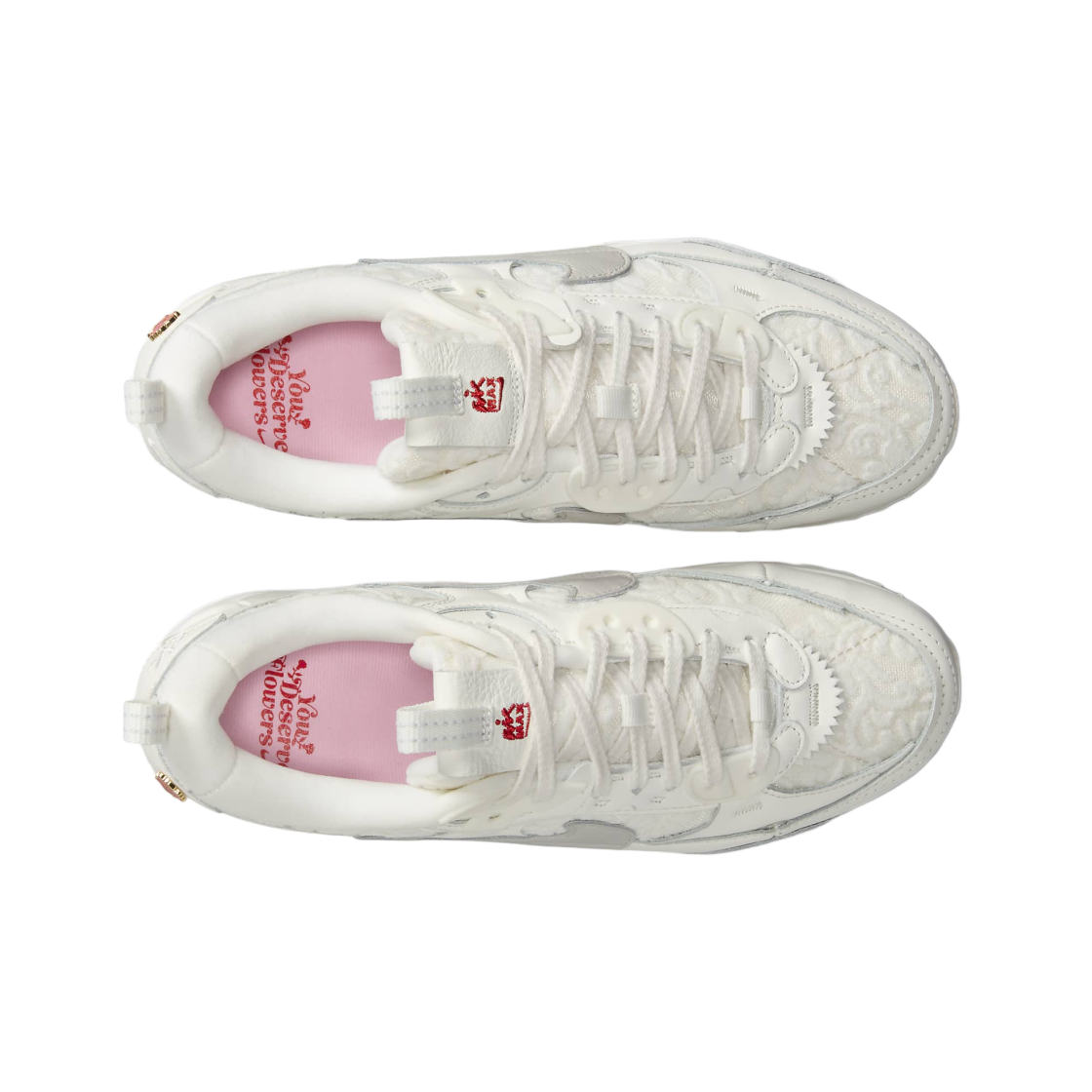 (W) 나이키 에어맥스 90 퓨추라 세일 유니버시티 레드((W) Nike Air Max 90 Futura Sail University Red) - 2