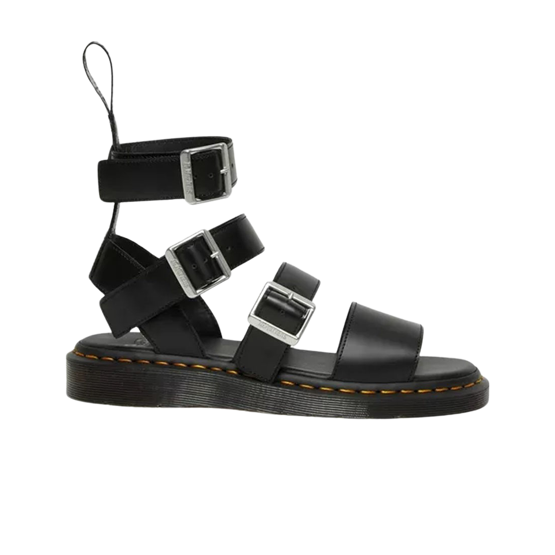 닥터마틴 x 릭 오웬스 그리폰 스무스 레더 스트랩 샌들 블랙(Dr. Martens x Rick Owens Gryphon Smooth Leather Strap Sandal Black)