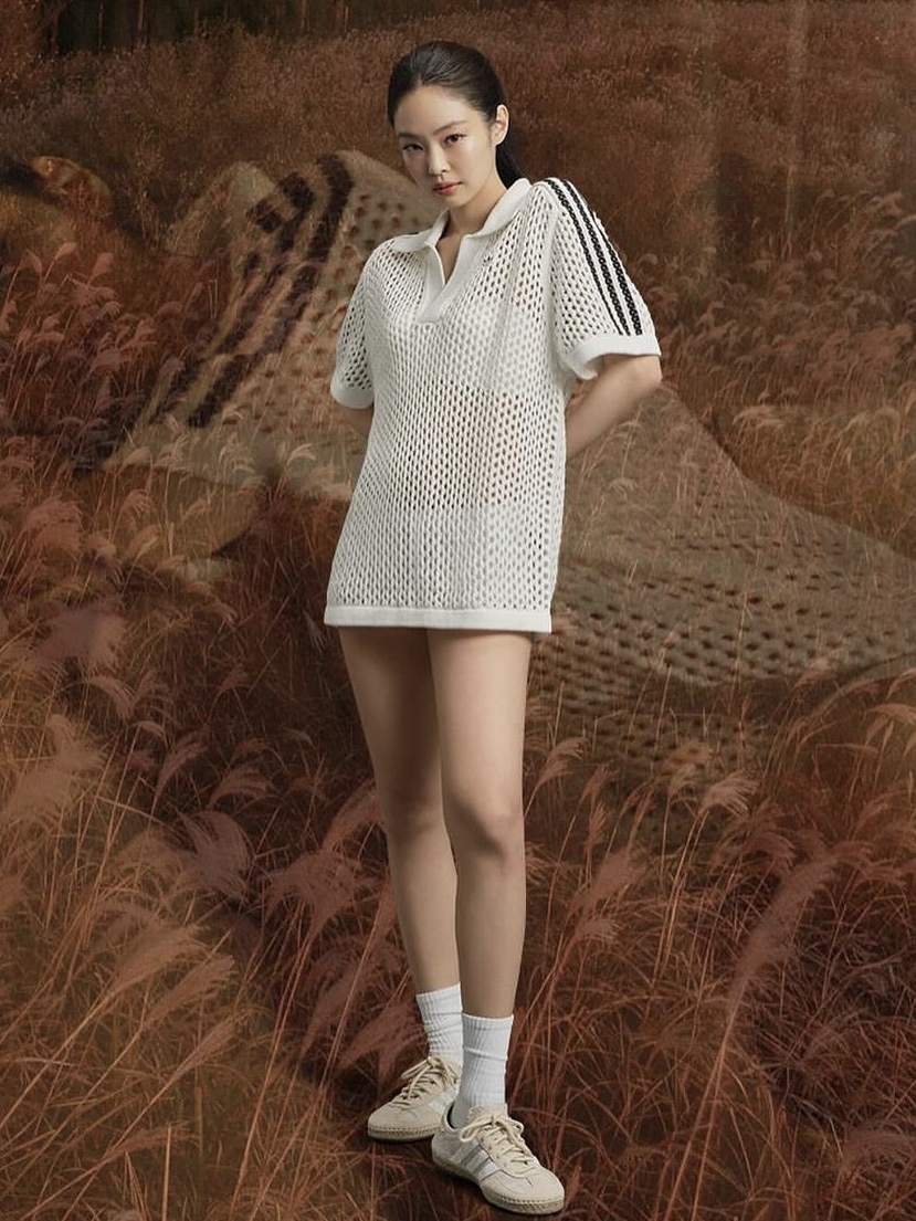 Adidas x Clot Gazelle Halo Ivory Cloud White 착용 스타일 - 1