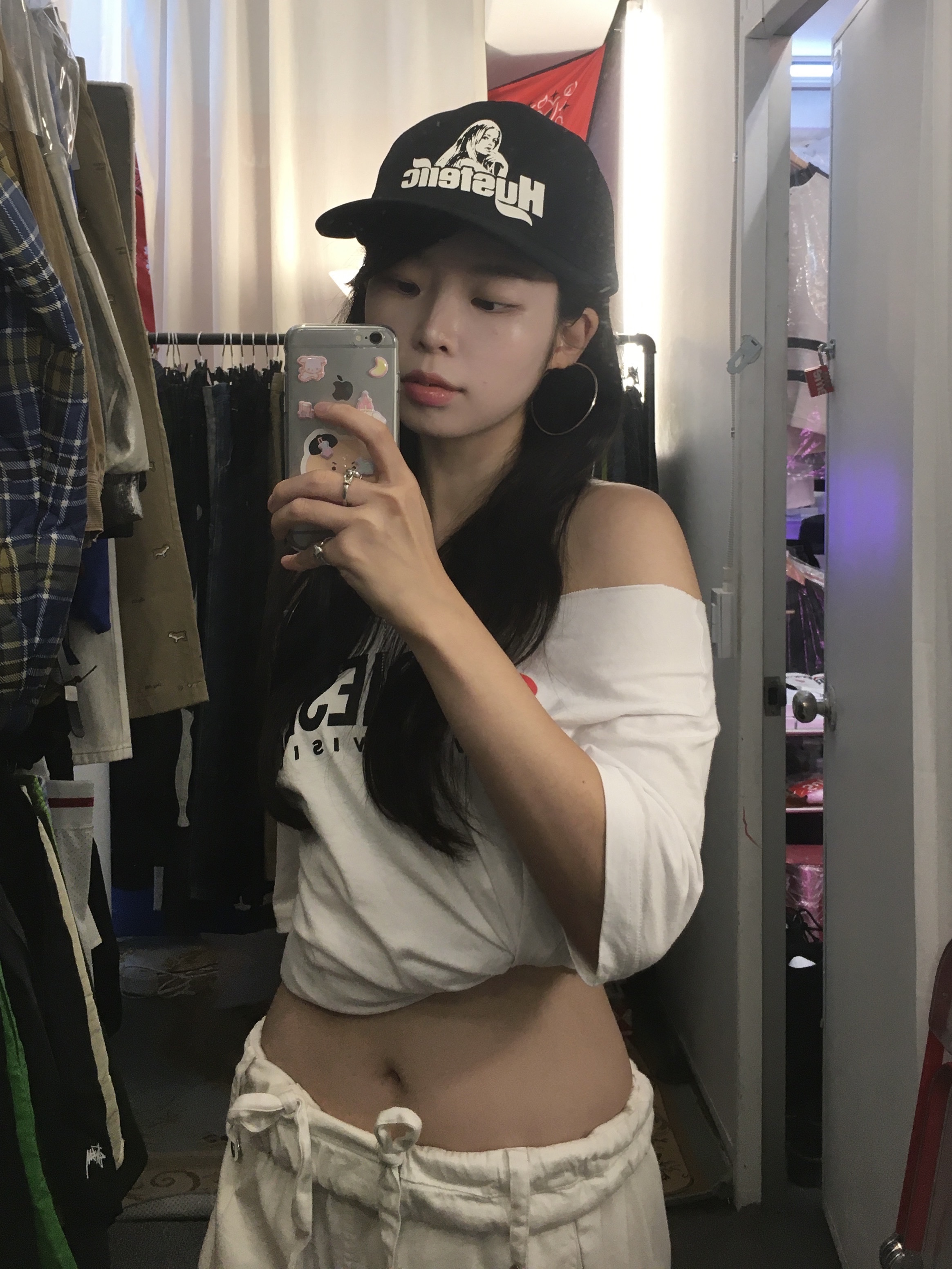Hysteric Glamour Feel Good Mesh Cap Black 착용 스타일
