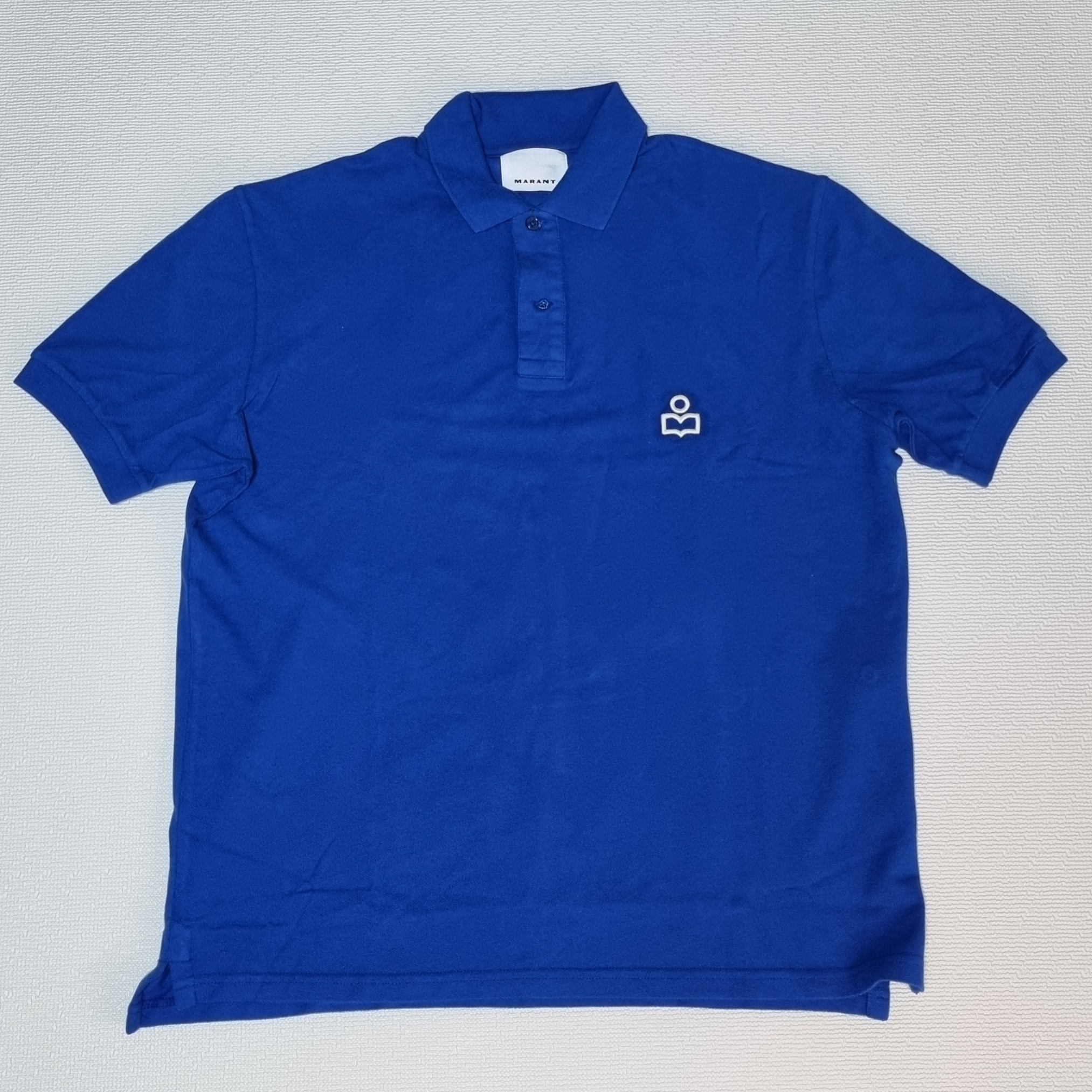 Isabel Marant Afko Polo Shirt Blue - 23SS 착용 스타일 - 1