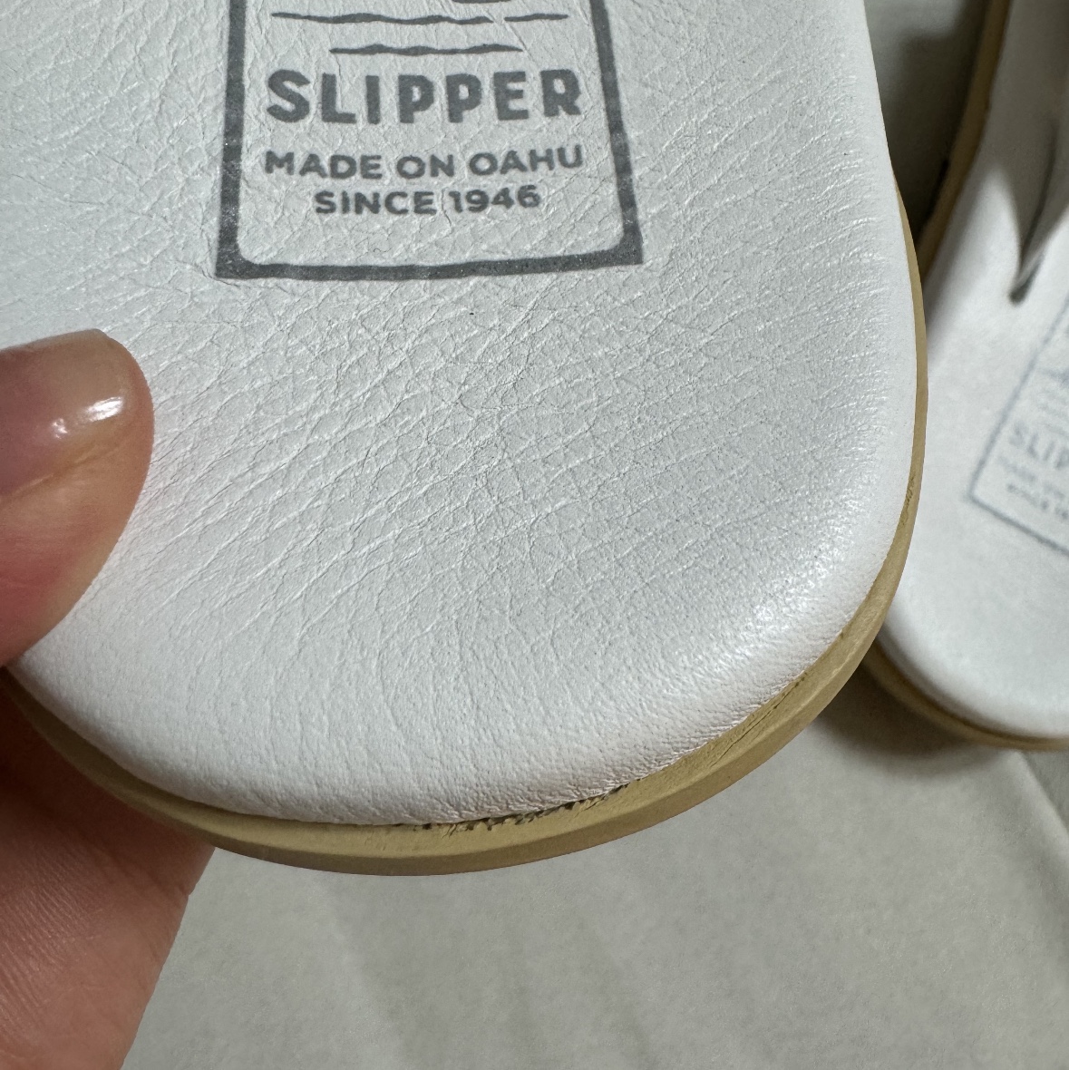 Island Slipper Classic White 착용 스타일 - 6