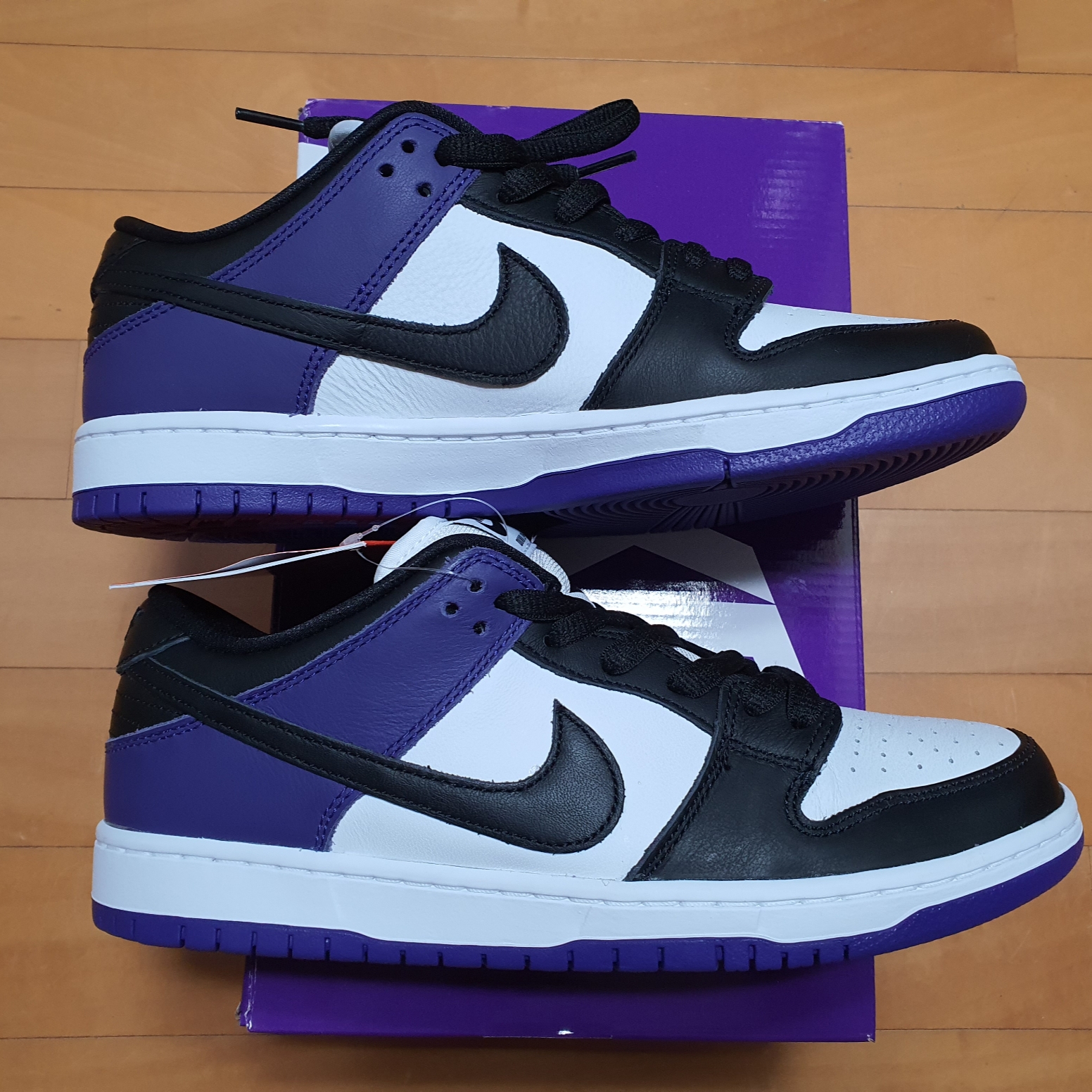 Nike SB Dunk Low Pro Court Purple 착용 스타일