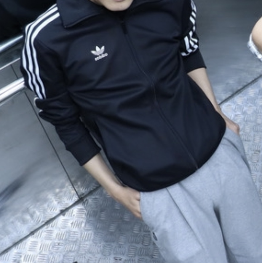 Adidas Adicolor Classic Beckenbauer Track Top Black - KR Sizing 착용 스타일