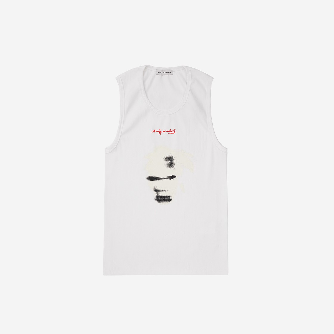 Nos Couleurs Andy Warhol Sleeveless White 상세 이미지 1