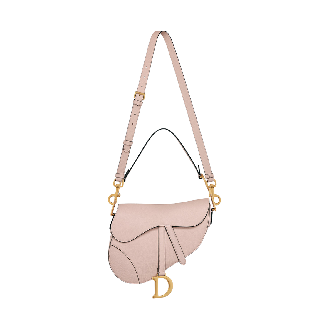 Dior Saddle Bag With Strap Powder Pink 상세 이미지 4