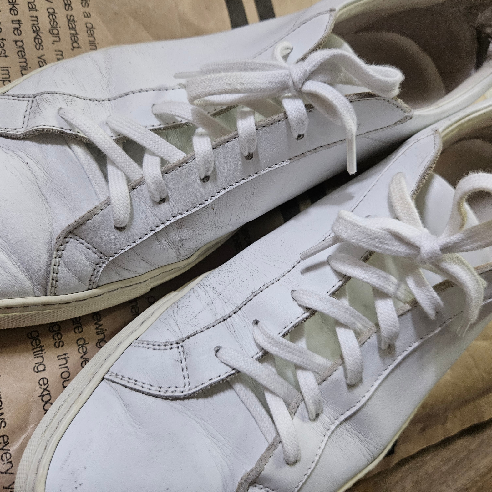 Common Projects Original Achilles Low White 착용 스타일