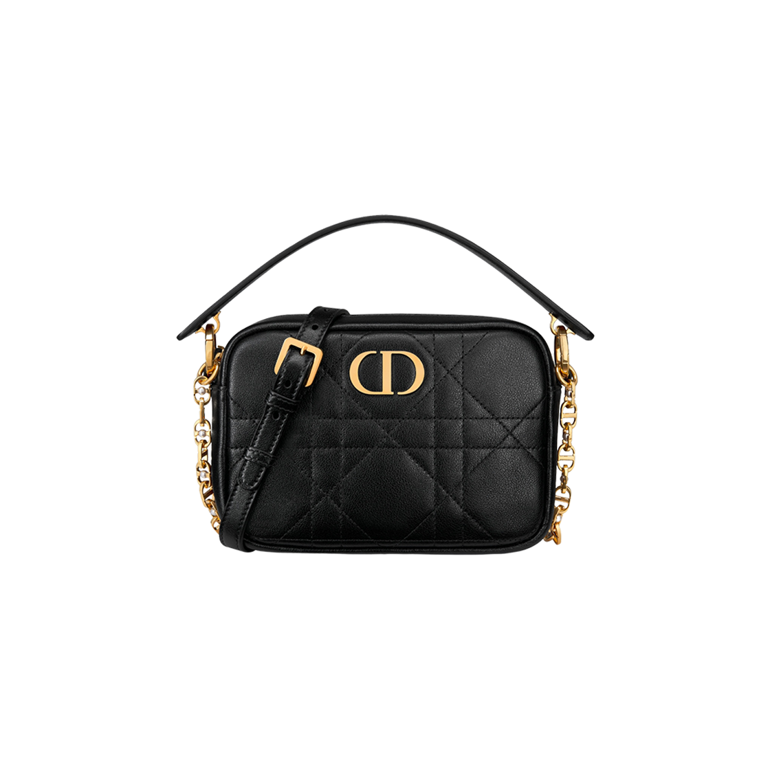 Dior Small Dior Caro Top Handle Camera Bag Black 상세 이미지 1