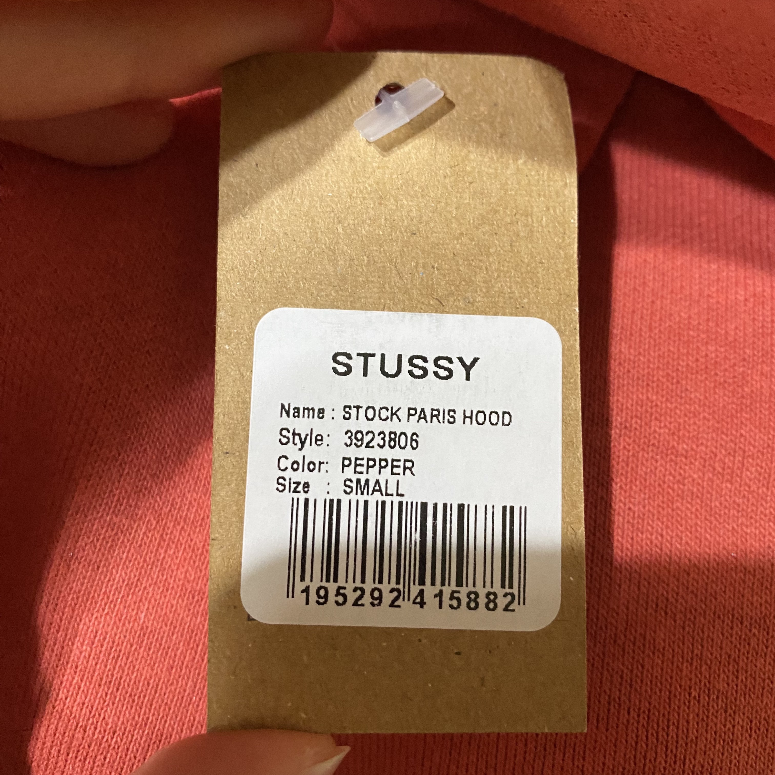 Stussy Stock Paris Hood Pepper 착용 스타일 - 3