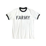 Kapital 18.5 Tenjiku Ringer Pocket T-Shirt Farmy White