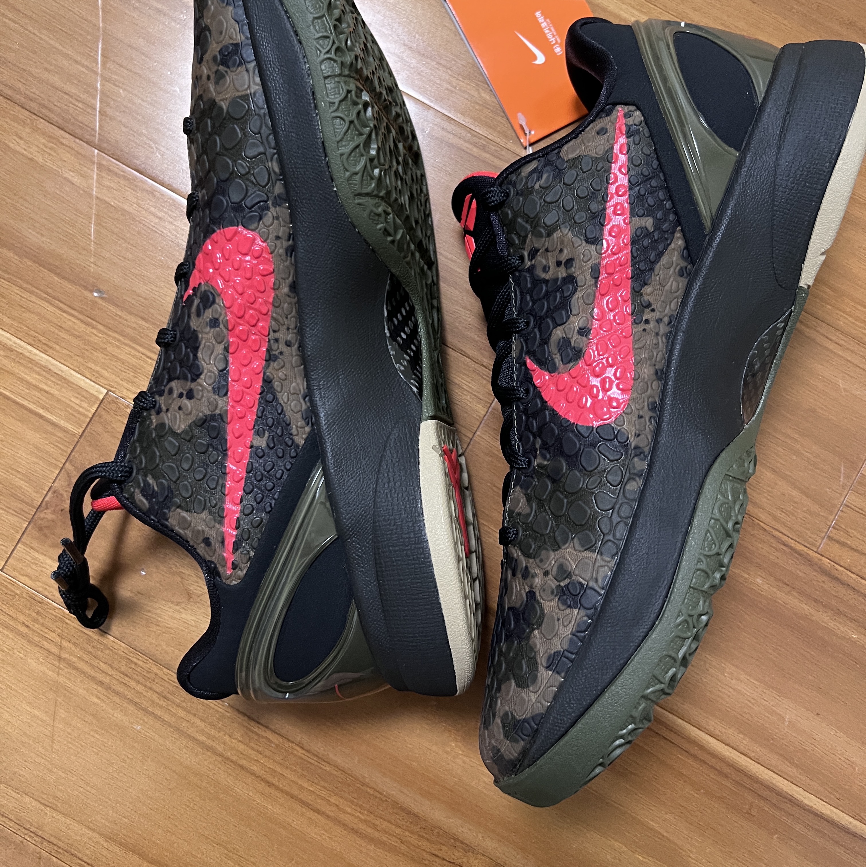 Nike Kobe 6 Protro Italian Camo 착용 스타일