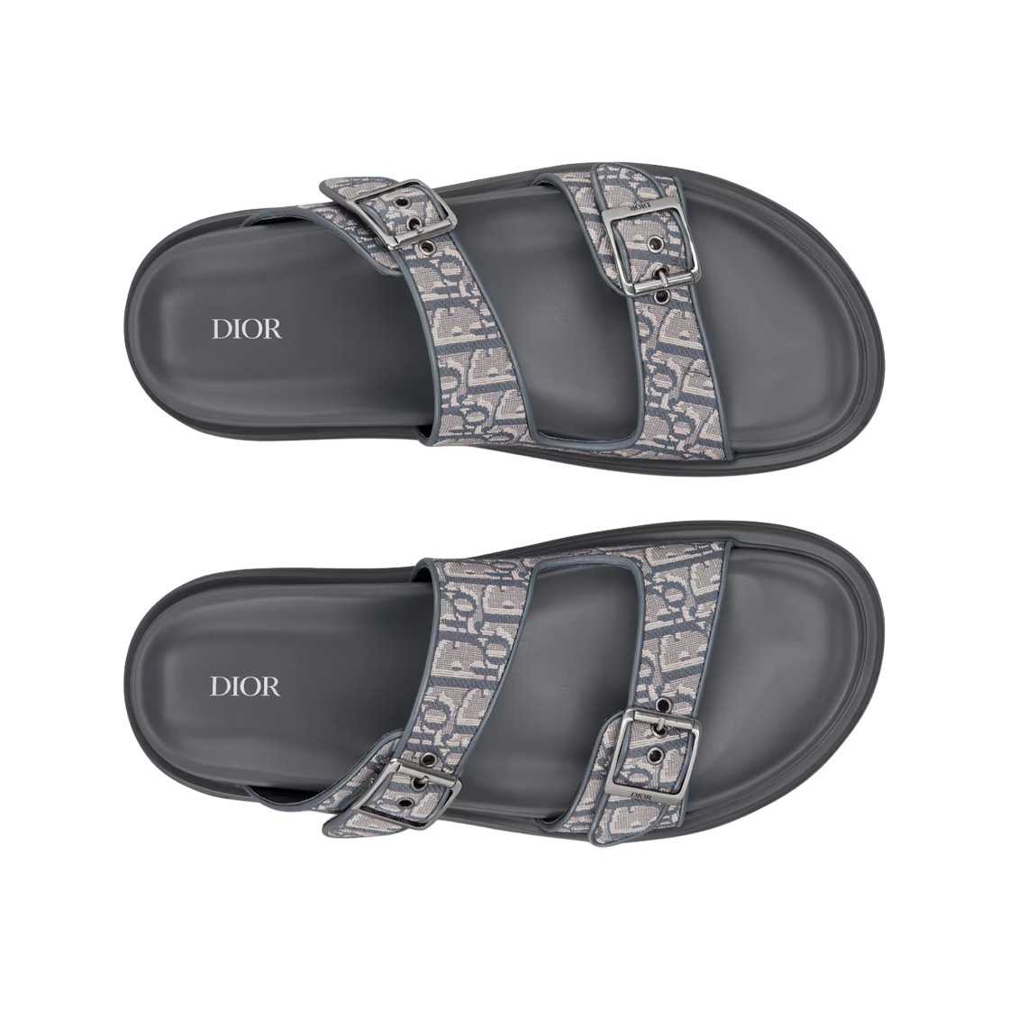 디올 디올 아쿠아 샌들 디올 오블리크 자카드 딥 그레이(Dior Dior Aqua Sandal Dior Oblique Jacquard Deep Gray) - 2