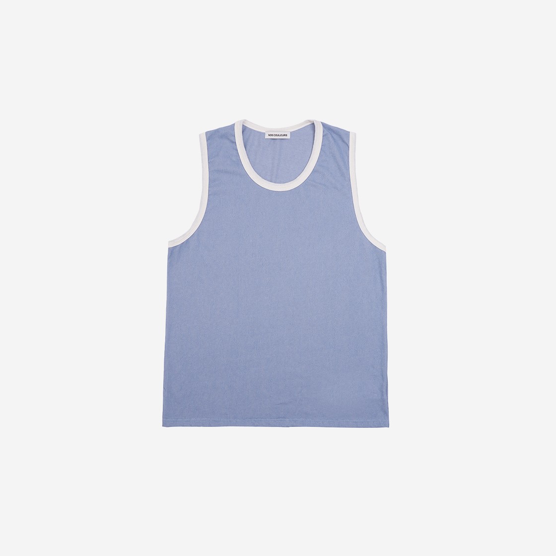 Nos Couleurs Stripe Sleeveless Blue 상세 이미지 1