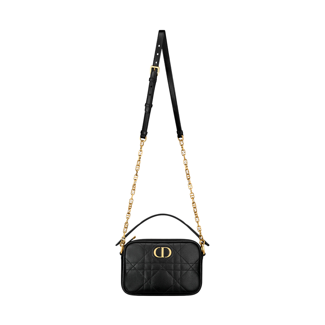 Dior Small Dior Caro Top Handle Camera Bag Black 상세 이미지 4