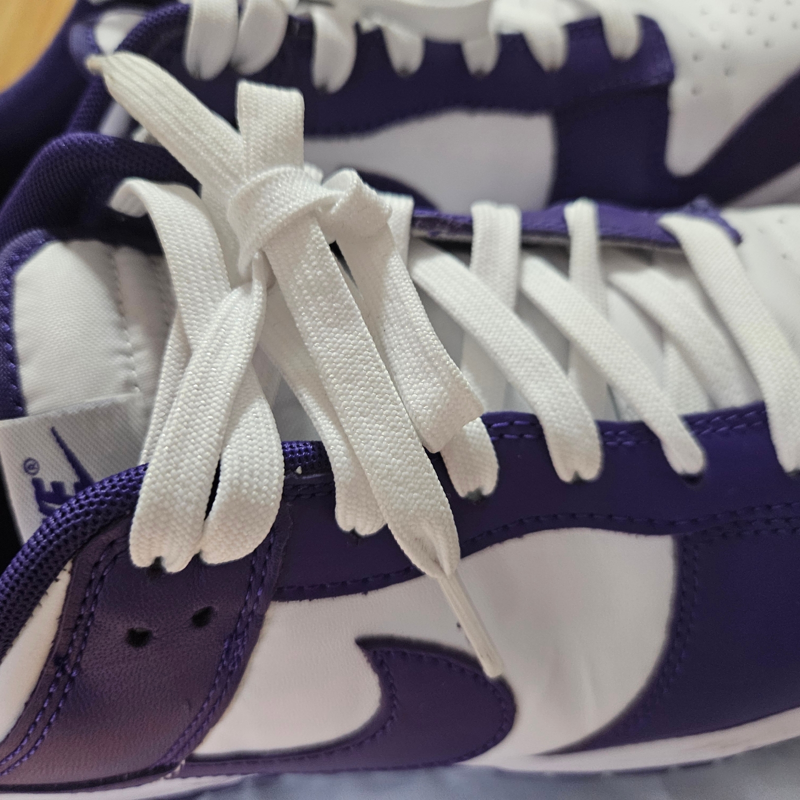 Nike Dunk Low Retro Championship Court Purple 착용 스타일