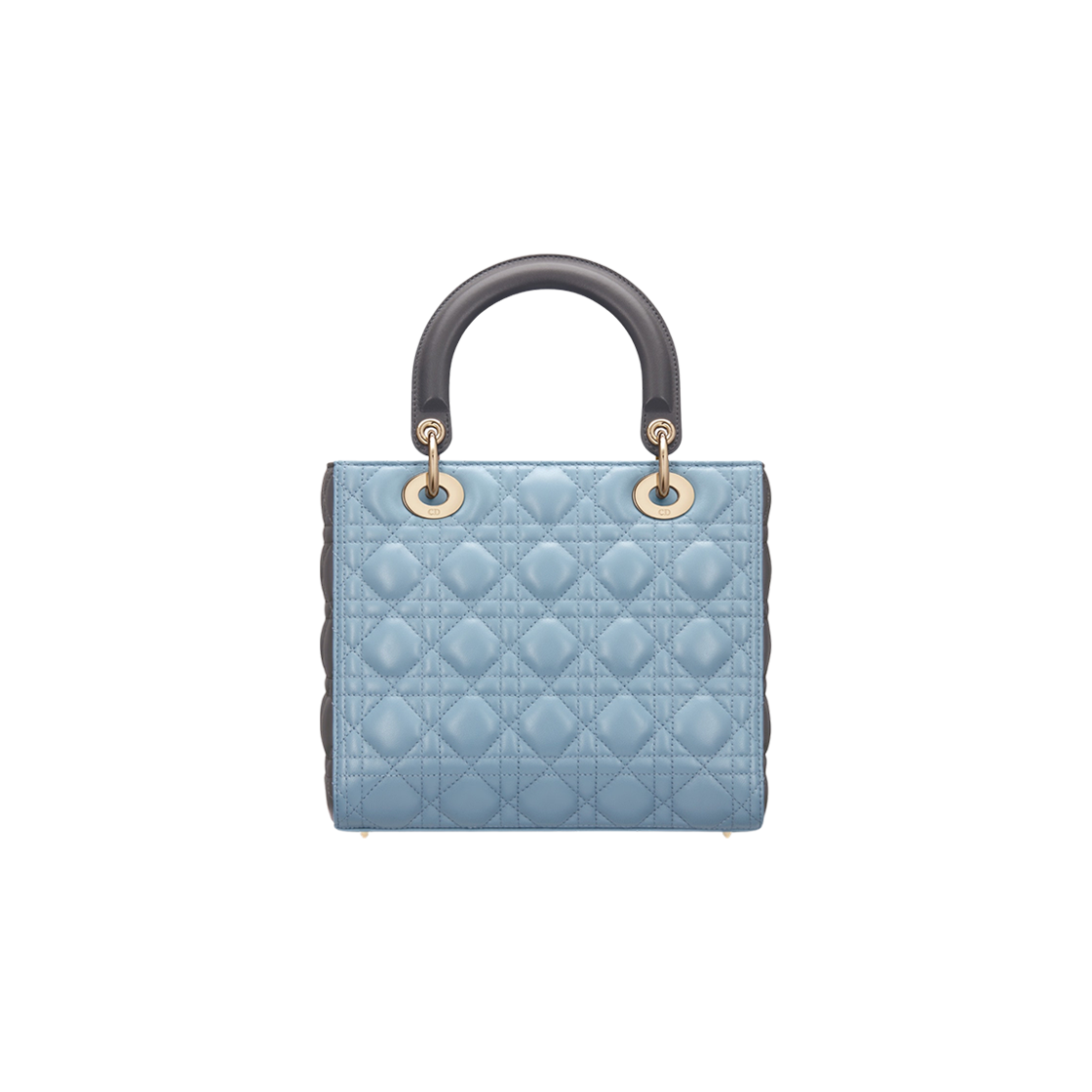 Dior Medium Lady Bag Two Tone Sky Blue Steel Gray 상세 이미지 3