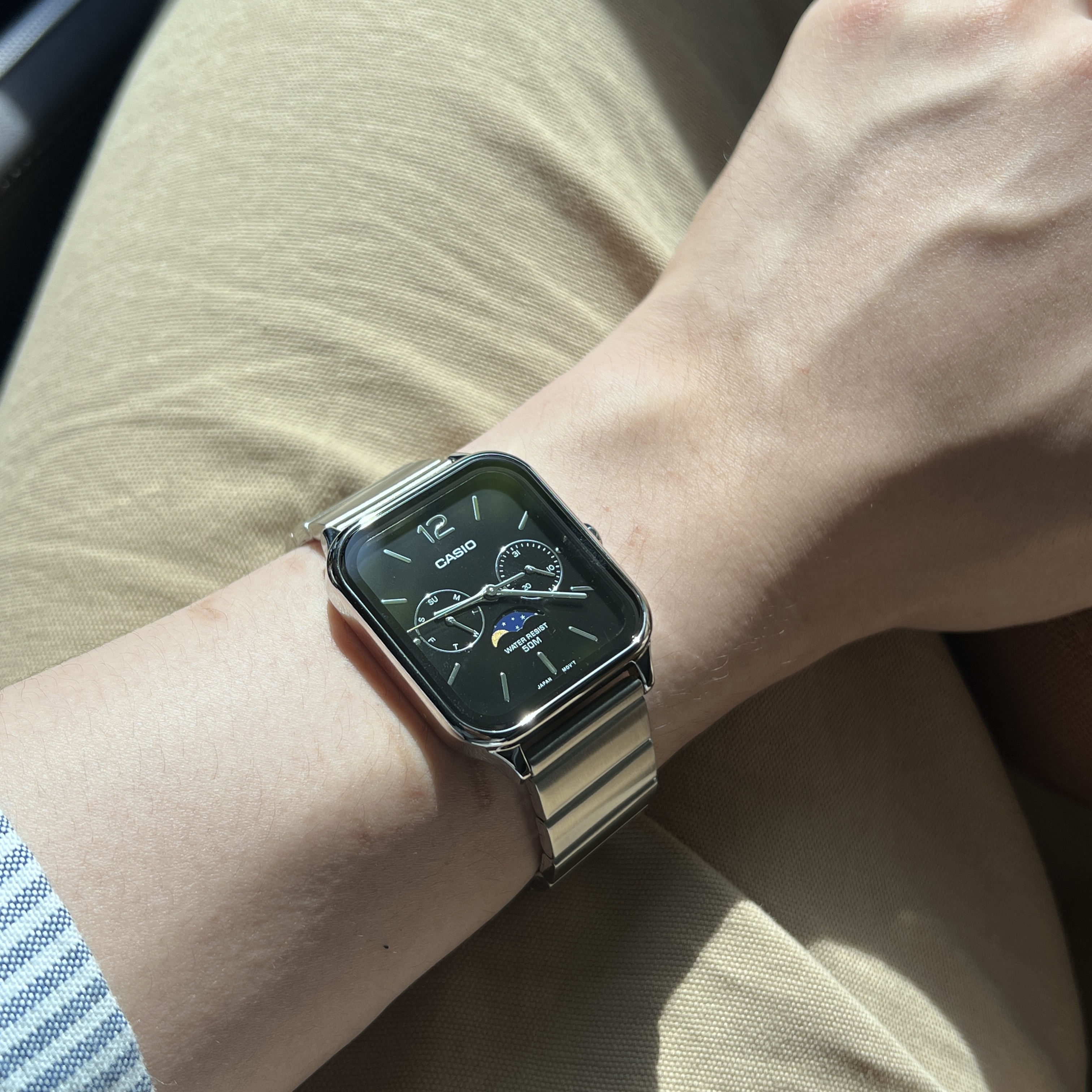 Casio MTP-M305D-1AV 착용 스타일